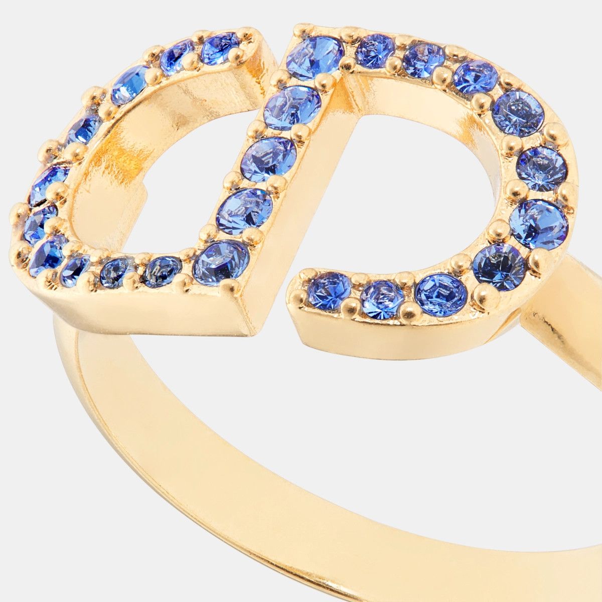 Dior o1bcso1str0126 Size:OS/Petit Cd Ring in Golden/Blue Size ONE SIZE - 4 Thumbnail