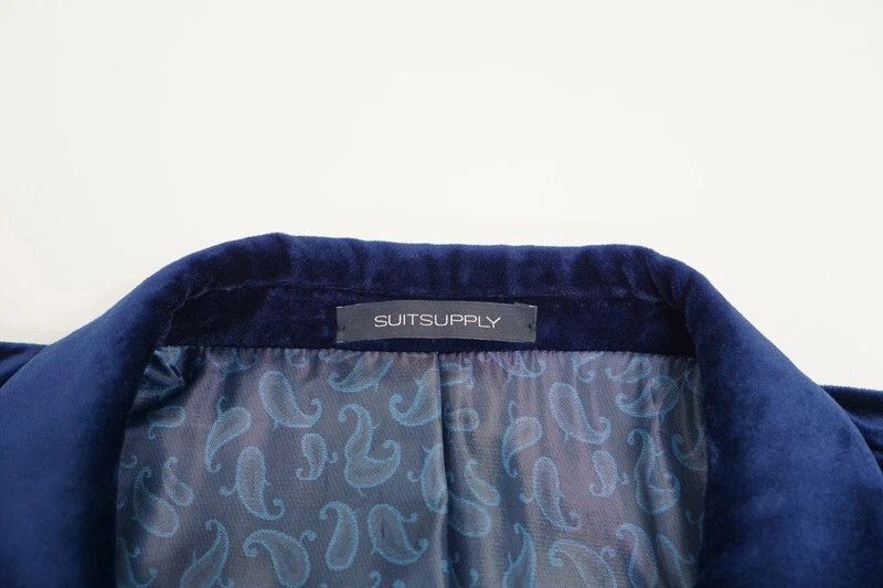 Suitsupply Men Suitsupply Blazer La Spalla Gala Diner Velvet UK/US54S Size 54R - 3 Thumbnail