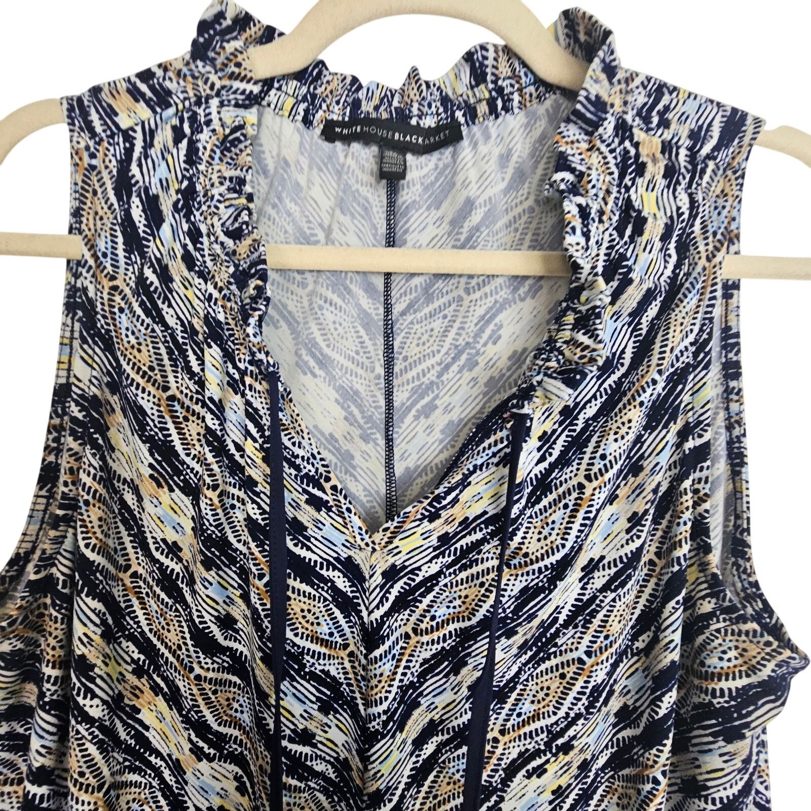 White House Black Market White House Black Market Blouse Sleeveless Shirt Tank M Size M / US 6-8 / IT 42-44 - 2 Thumbnail