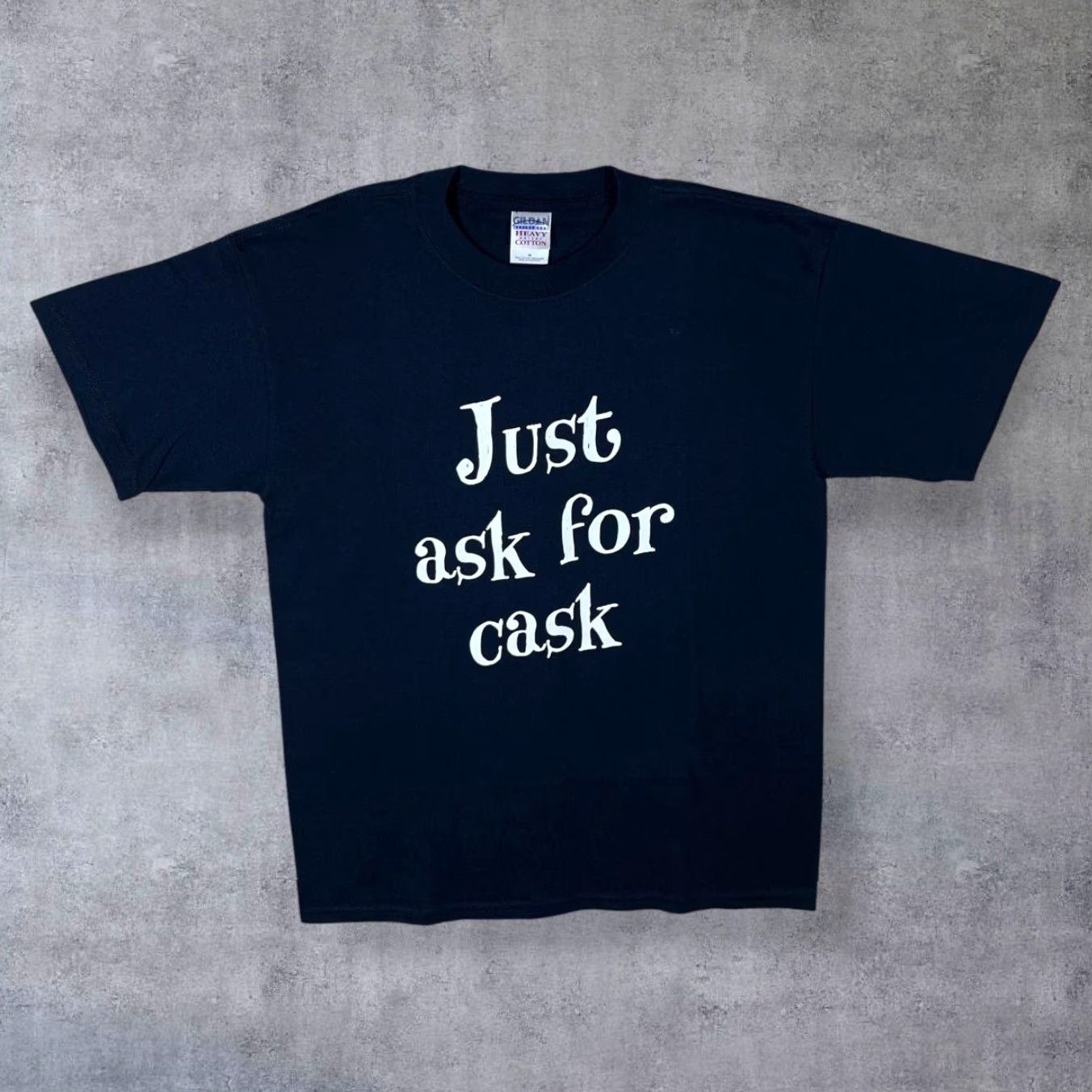Gildan Vintage Gildan Black Graphic Print T-Shirt Men Medium Early 00’s Just Ask For Cask “Best Beers” Drinks 90s 00s Mens Shirt Black Size US M / EU 48-50 / 2 - 2 Thumbnail