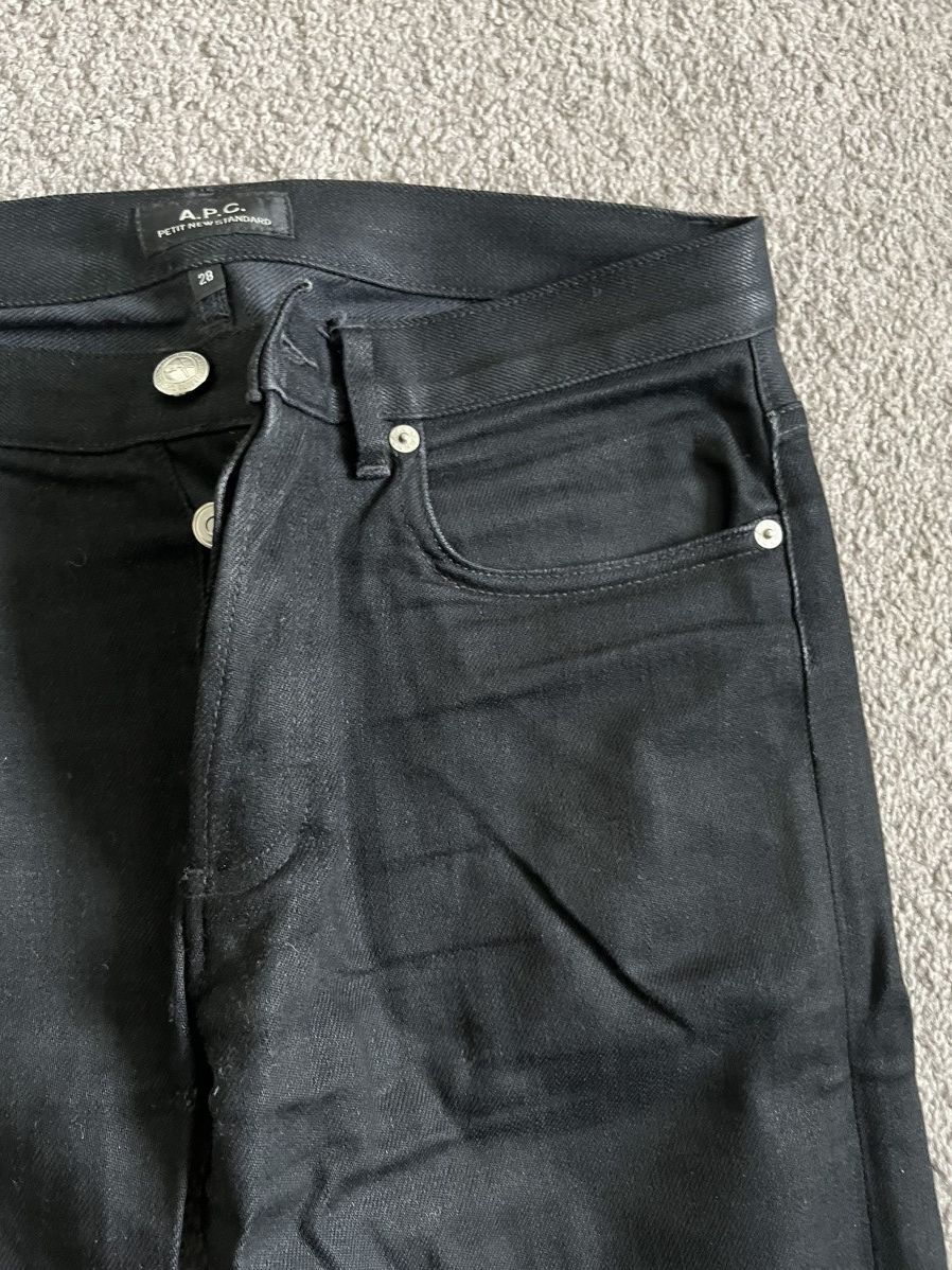 A.P.C. APC Petite New Standards Black Jeans Size US 28 / EU 44 - 8 Thumbnail