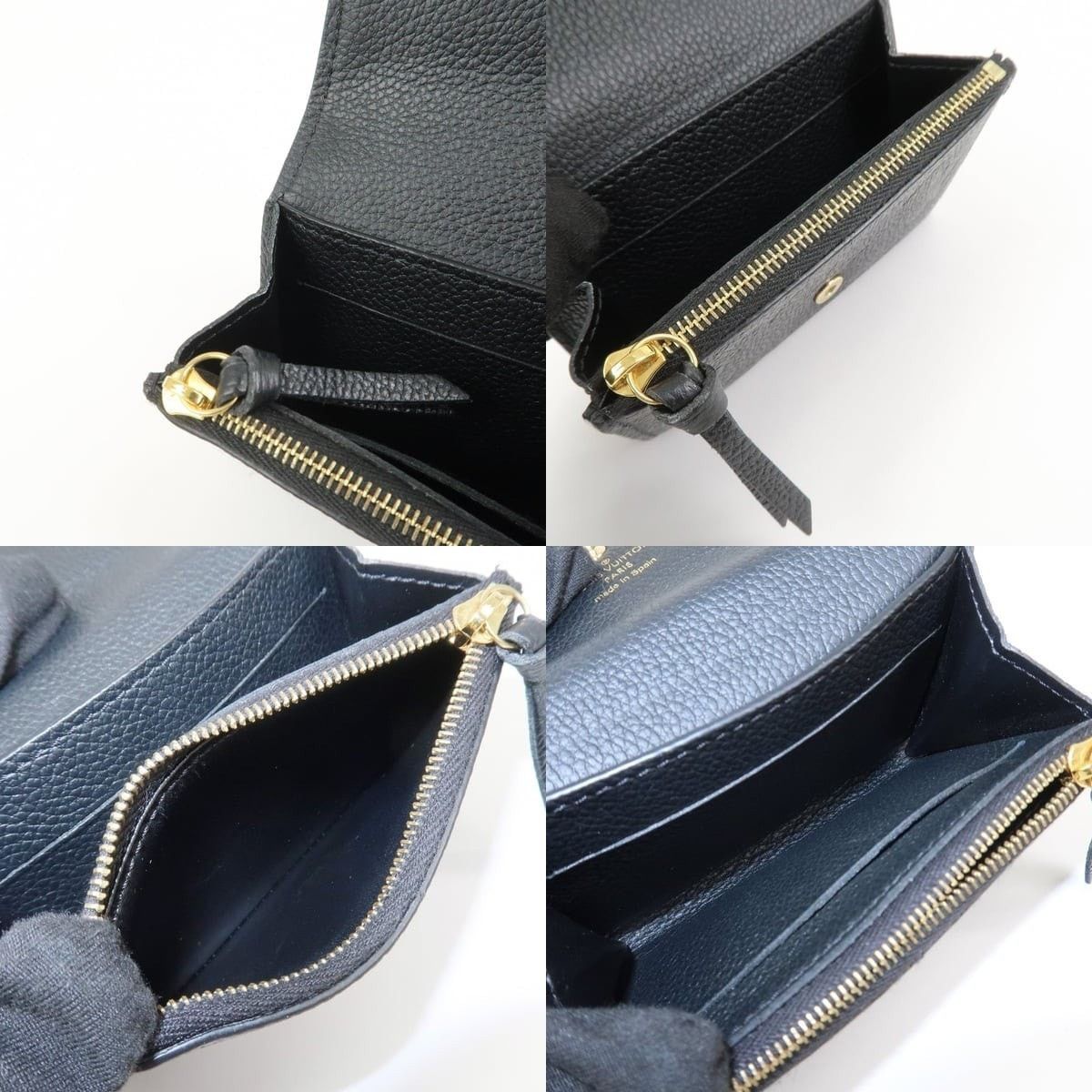 Louis Vuitton Louis Vuitton Empreinte Rosalie Coin Purse Leather Black Size ONE SIZE - 6 Thumbnail