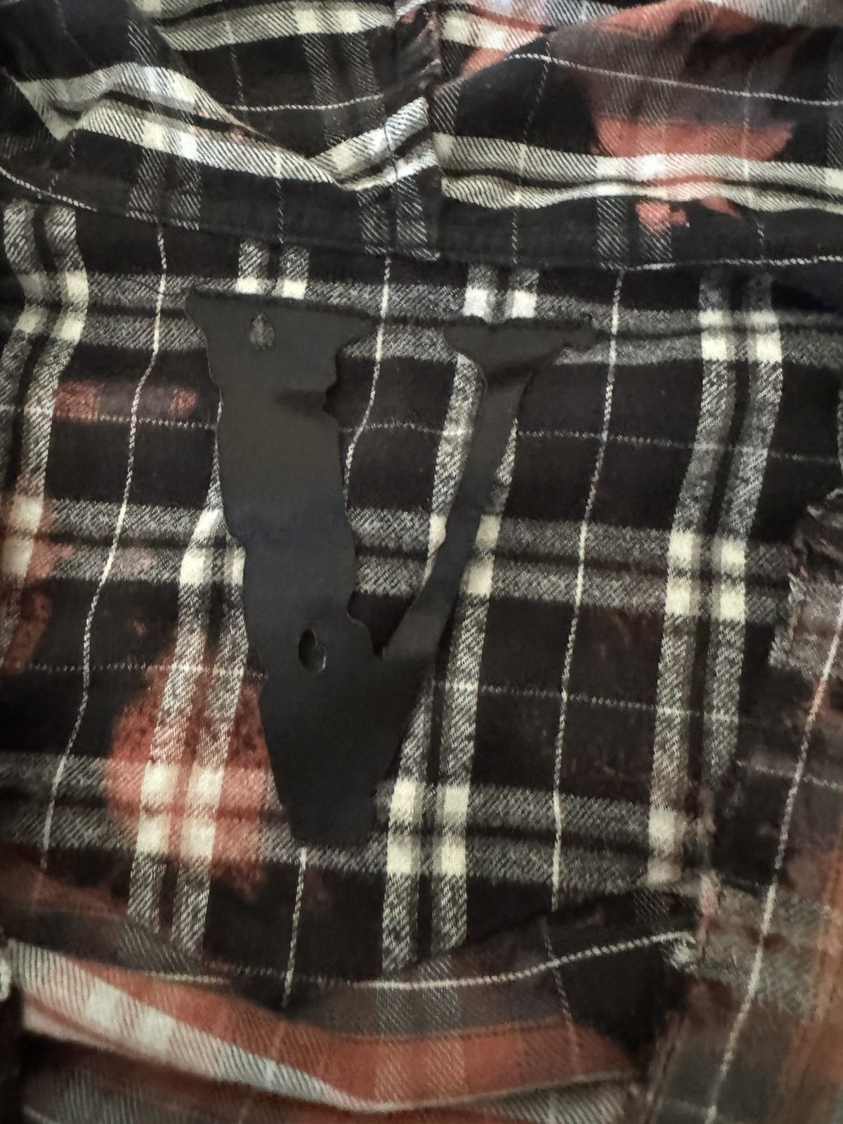Vlone Vlone bleached flannel Size US L / EU 52-54 / 3 - 2 Thumbnail