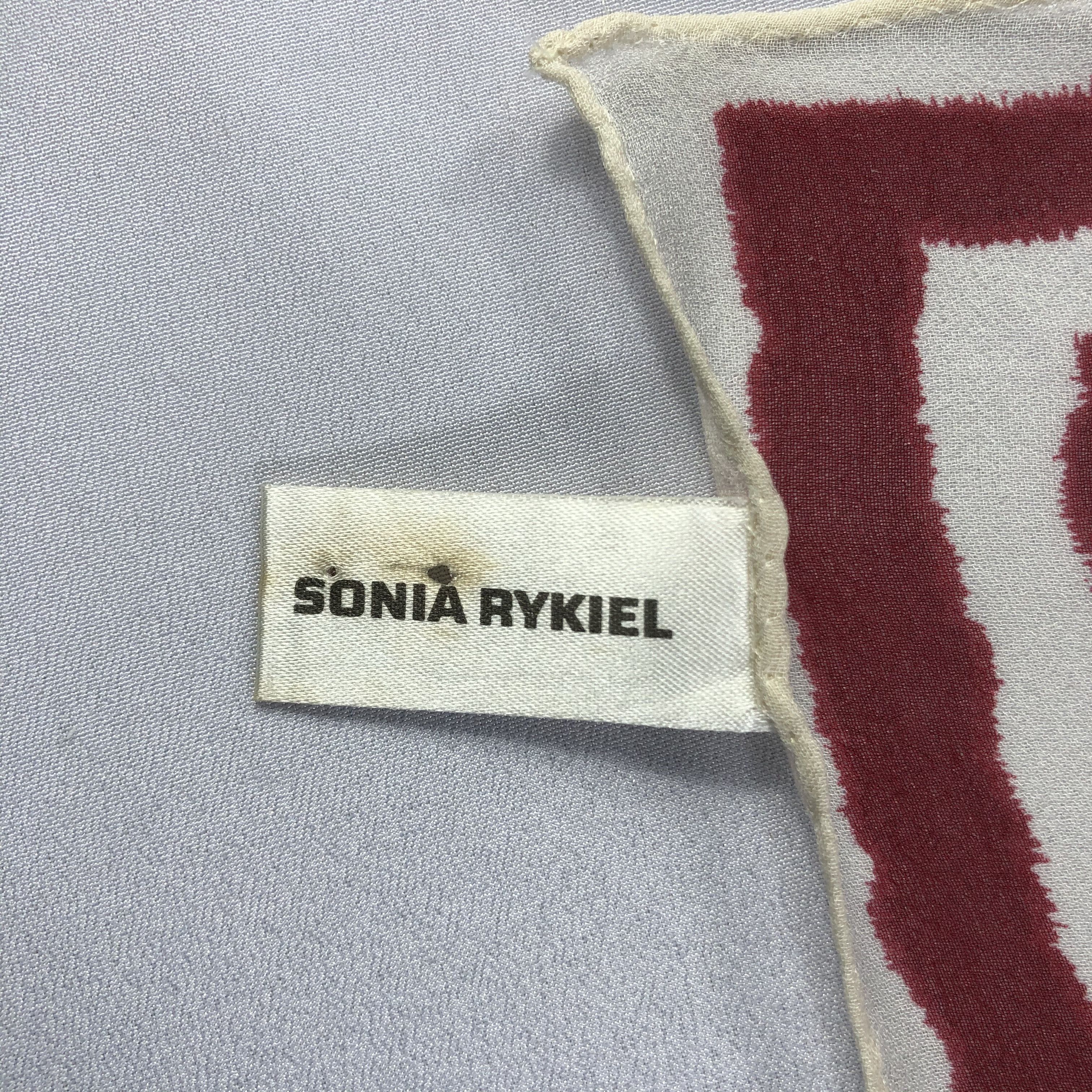 Sonia Rykiel × Vintage Vintage Sonia Rykiel Silk Scarf Size ONE SIZE - 5 Thumbnail
