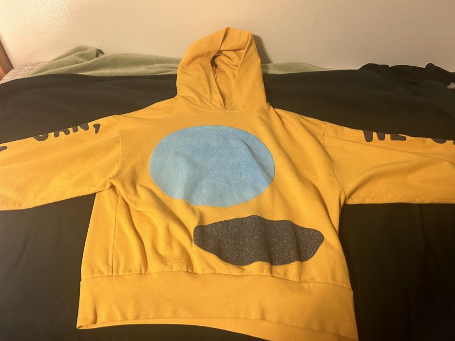 Kanye west hot sale yellow hoodie