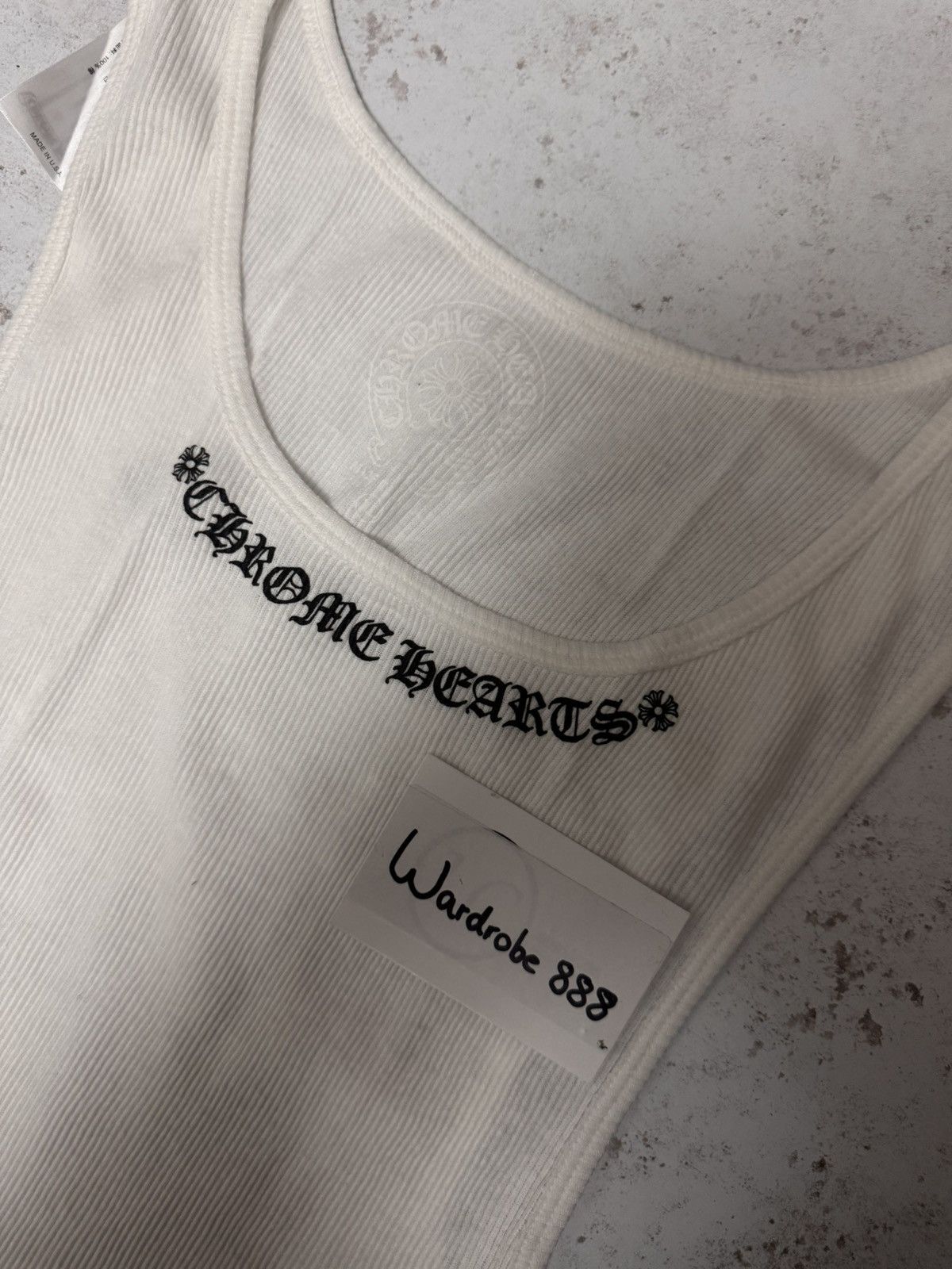 Chrome Hearts Chrome hearts LOVE YOU Rib Tank Size US XL / EU 56 / 4 - 2 Thumbnail