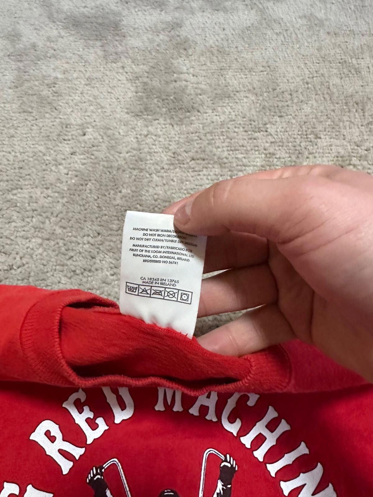 Other Big Red Machine T-Shirt Medium Red SFV Vintage Hells Angels Size US M / EU 48-50 / 2 - 6 Thumbnail