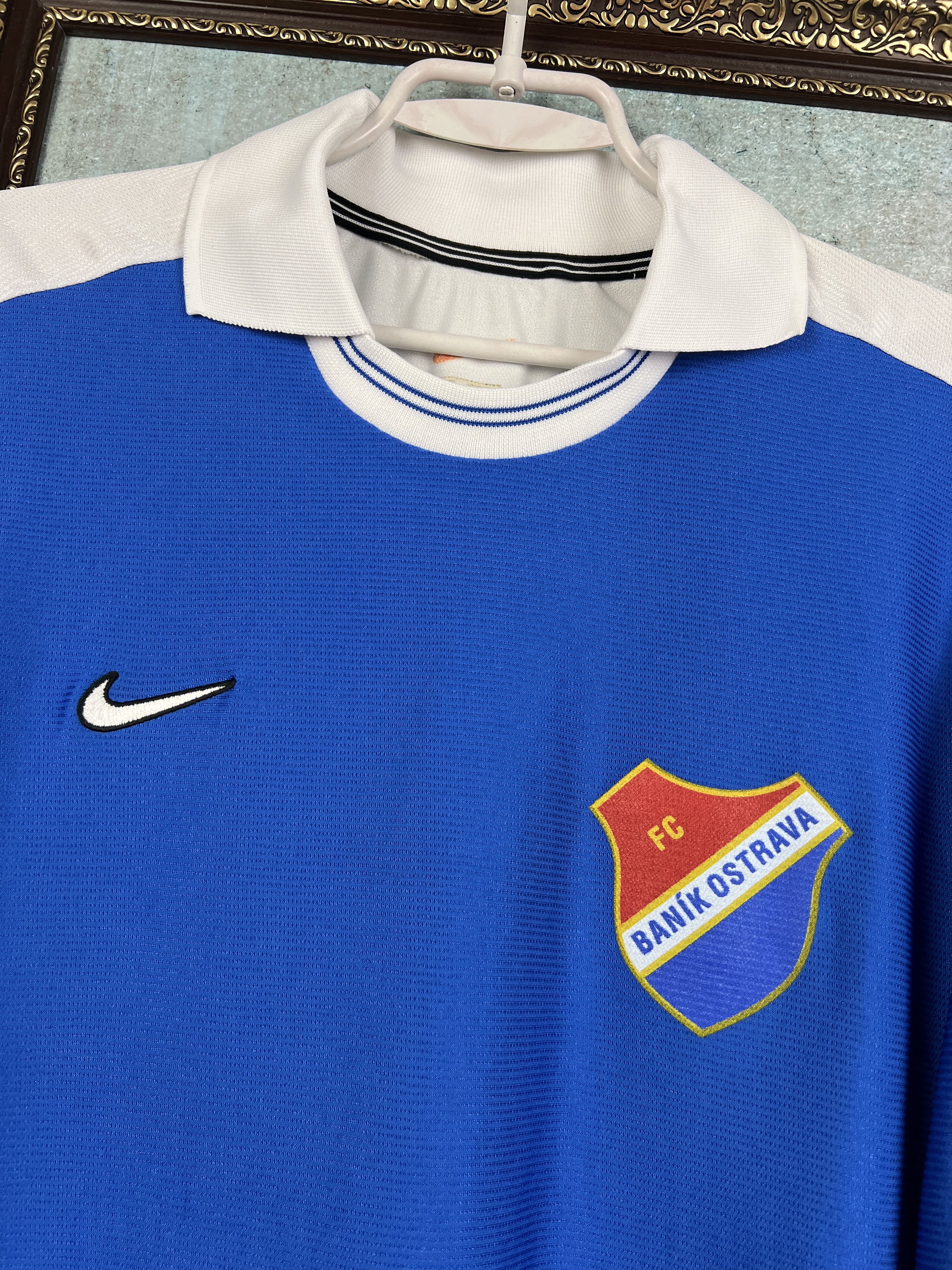 Nike Nike Banik Ostrava Football Shirt Player Issue Soccer Jersey Size US XL / EU 56 / 4 - 3 Thumbnail