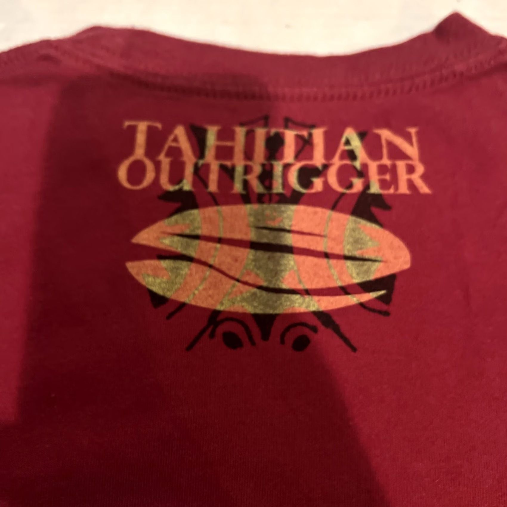 Vintage VINTAGE Tahitian Outrigger Canoe Club Logo Shirt Red L Men Short Sleeve Cotton Graphic Tee Surfer Kayak Hawaii Size US L / EU 52-54 / 3 - 4 Thumbnail