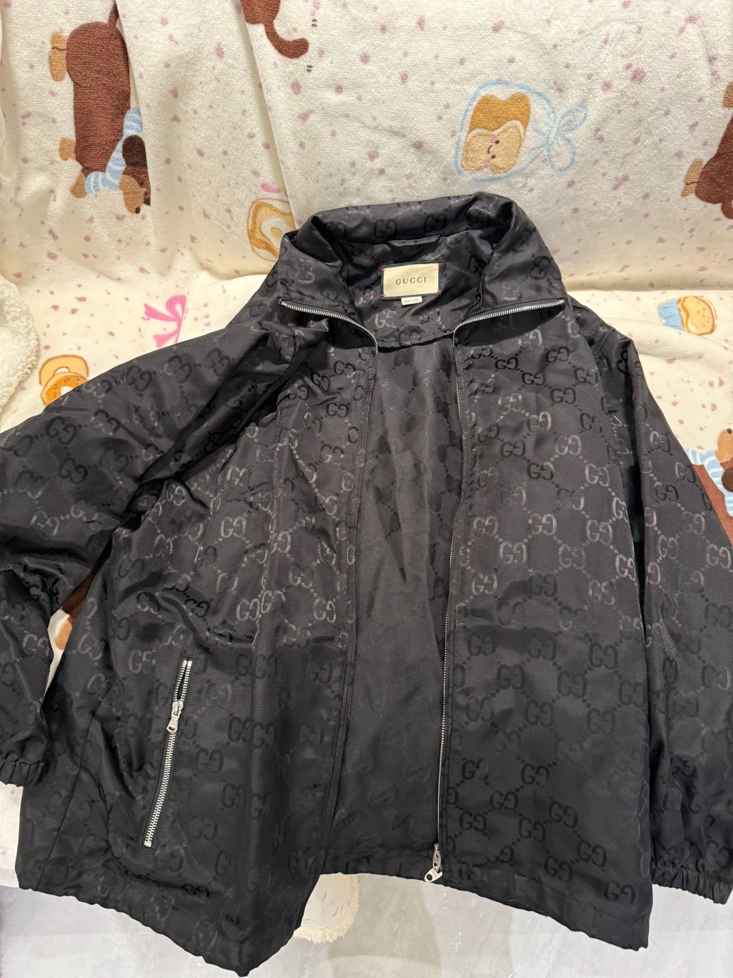 Gucci Gucci FW20 Circular Lines Series Full Print Pattern Zipper Size US S / EU 44-46 / 1 - 2 Thumbnail