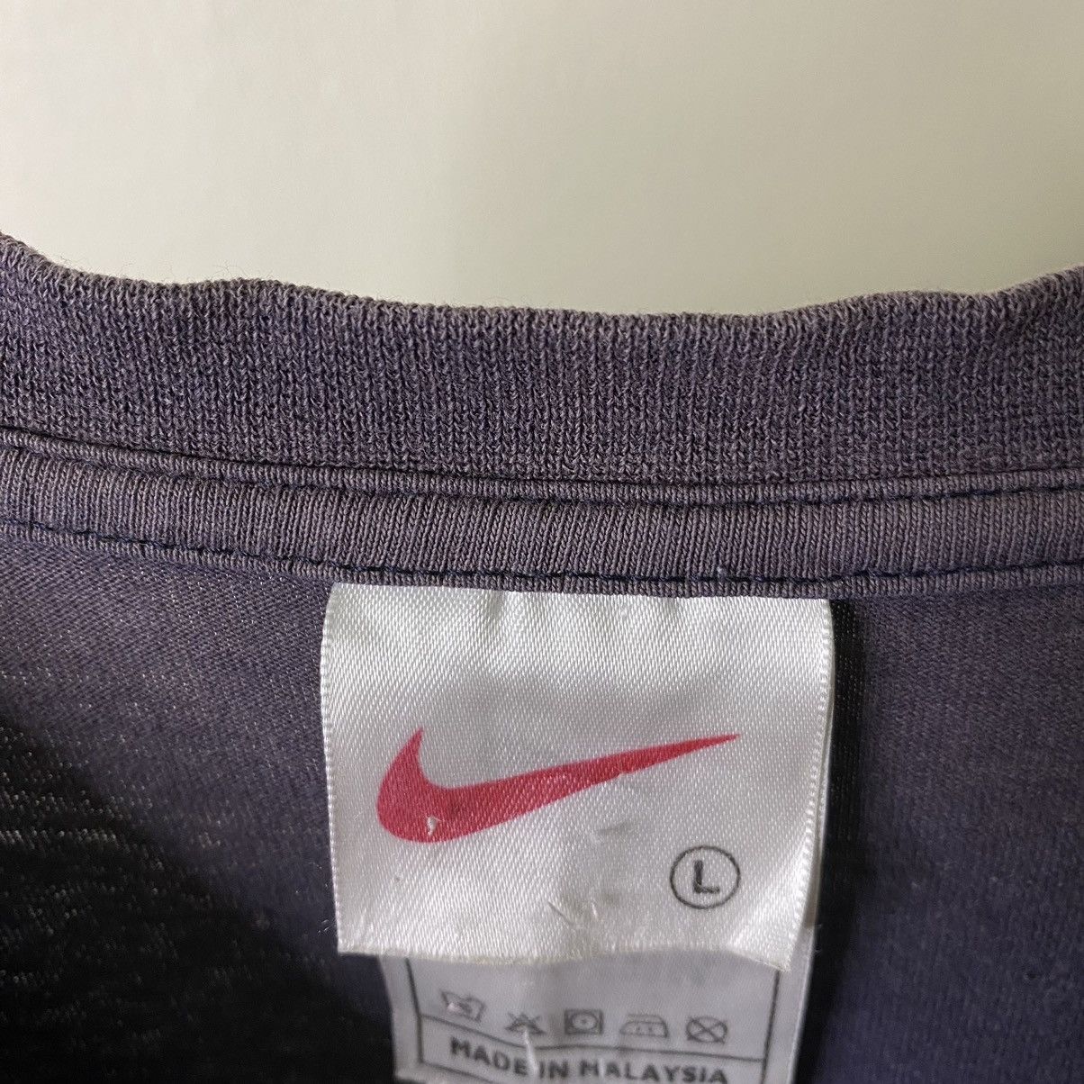 Nike × Vintage Vintage 1990s Nike Sports Star Faded Tee Size US L / EU 52-54 / 3 - 3 Thumbnail
