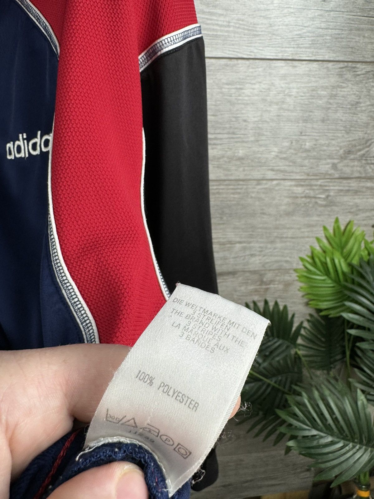 Adidas × Vintage Adidas Big Logo zip 80s Rare vintage size L Size US L / EU 52-54 / 3 - 9 Thumbnail
