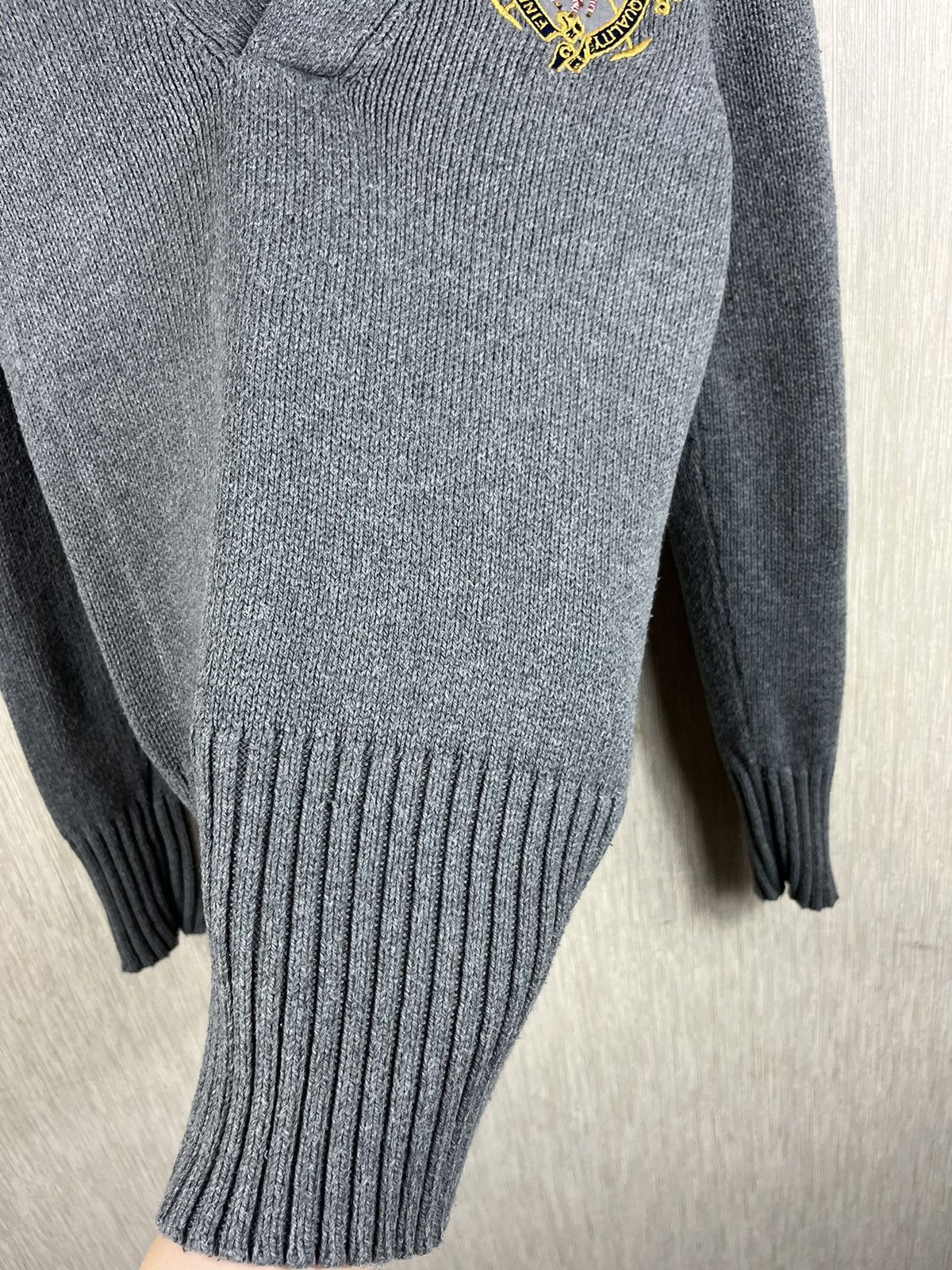 Polo Ralph Lauren × Ralph Lauren Sport × Vintage Vintage Polo Ralph Lauren sport big pony logo knit sweater Size S / US 4 / IT 40 - 12 Thumbnail