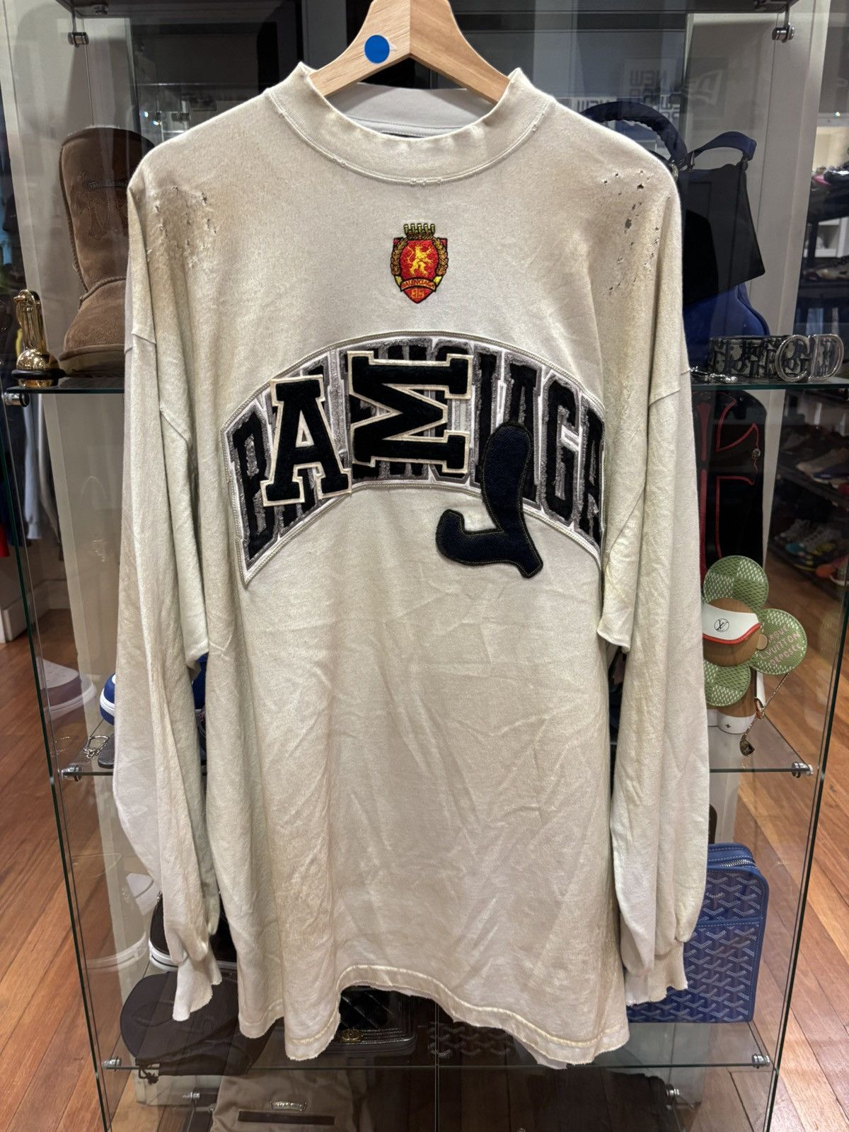 Balenciaga Balenciaga Appliqué Skater Shirt Size US M / EU 48-50 / 2 - 1 Thumbnail