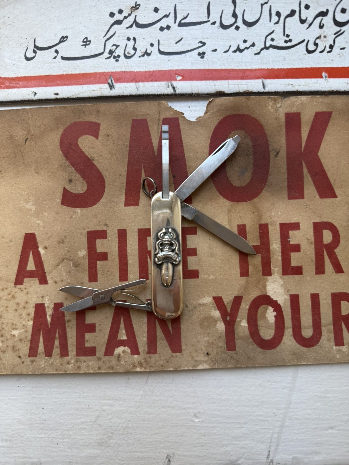 Chrome Hearts 🚭CHROME GRAIL🚭.925 SILVER DAGGER POCKET KNIFE MULTI TOOL Size ONE SIZE - 8 Thumbnail