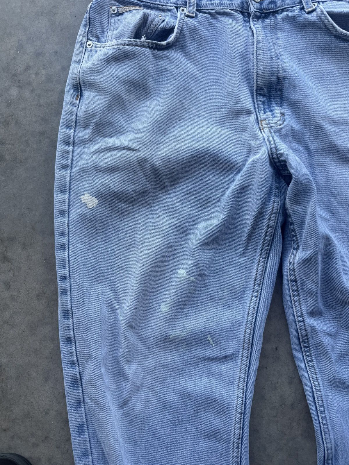 Calvin Klein Vintage Calvin Klein Distressed Painted Jeans Size US 34 / EU 50 - 3 Thumbnail