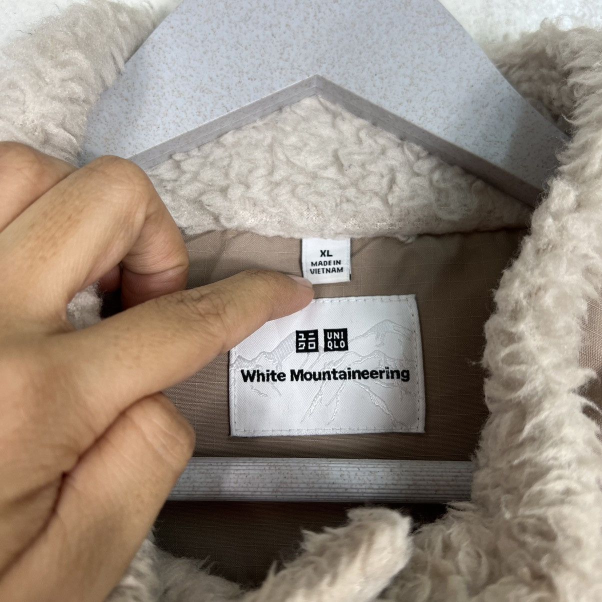 Japanese Brand 🔥 WHITE MOUNTAINEERING ANORAK FLEECE Size US XL / EU 56 / 4 - 10 Thumbnail