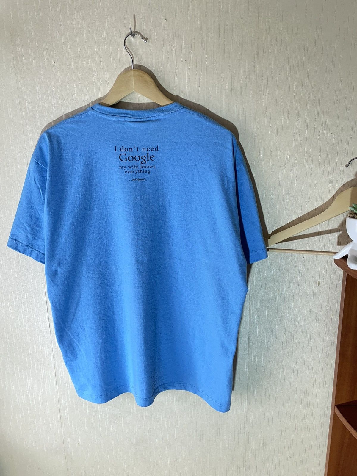 Vintage Google vintage crazy Humor T shirt streetwear Size US XL / EU 56 / 4 - 8 Thumbnail