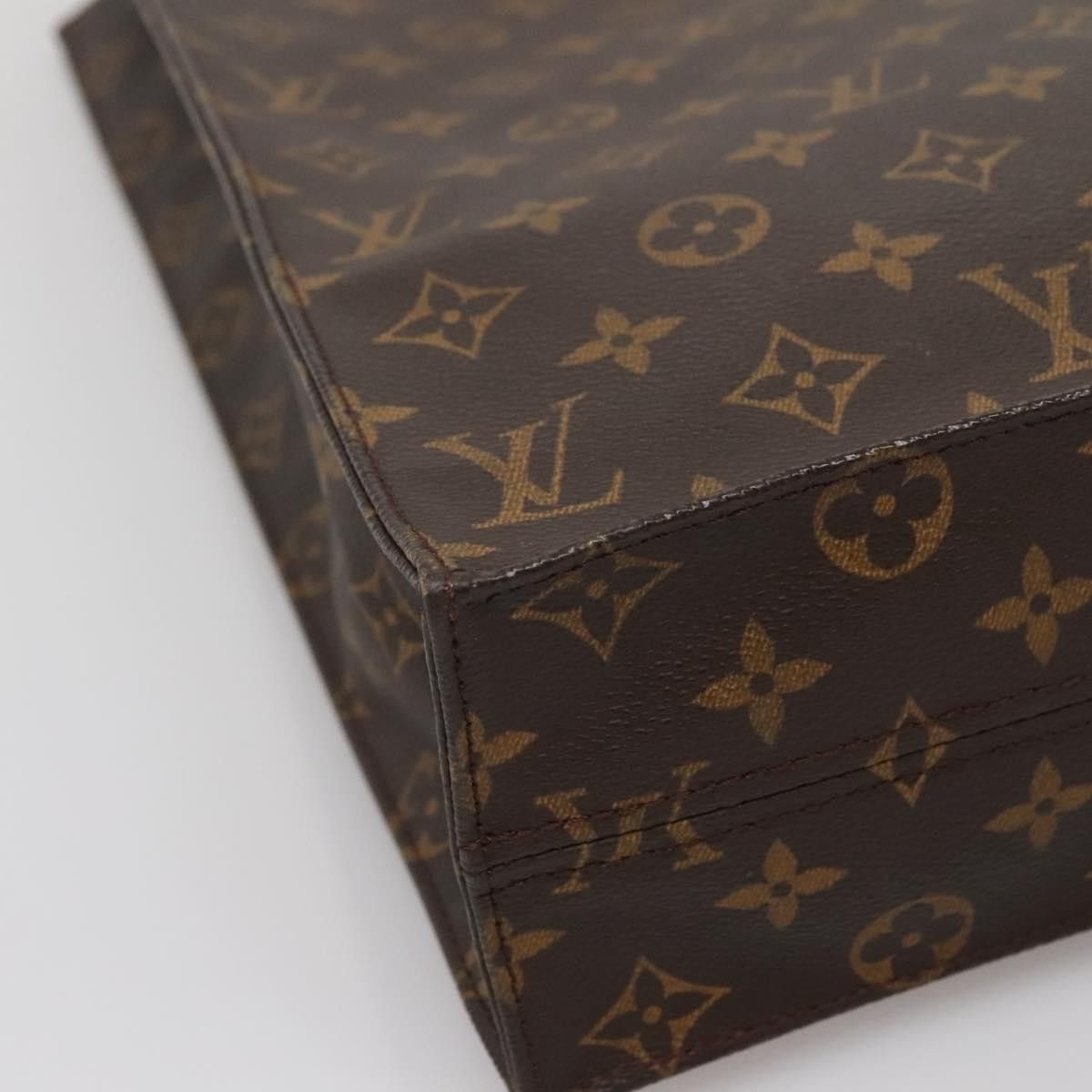 Louis Vuitton LOUIS VUITTON Monogram Sac Plat Hand Bag M51140 Size ONE SIZE - 14 Thumbnail