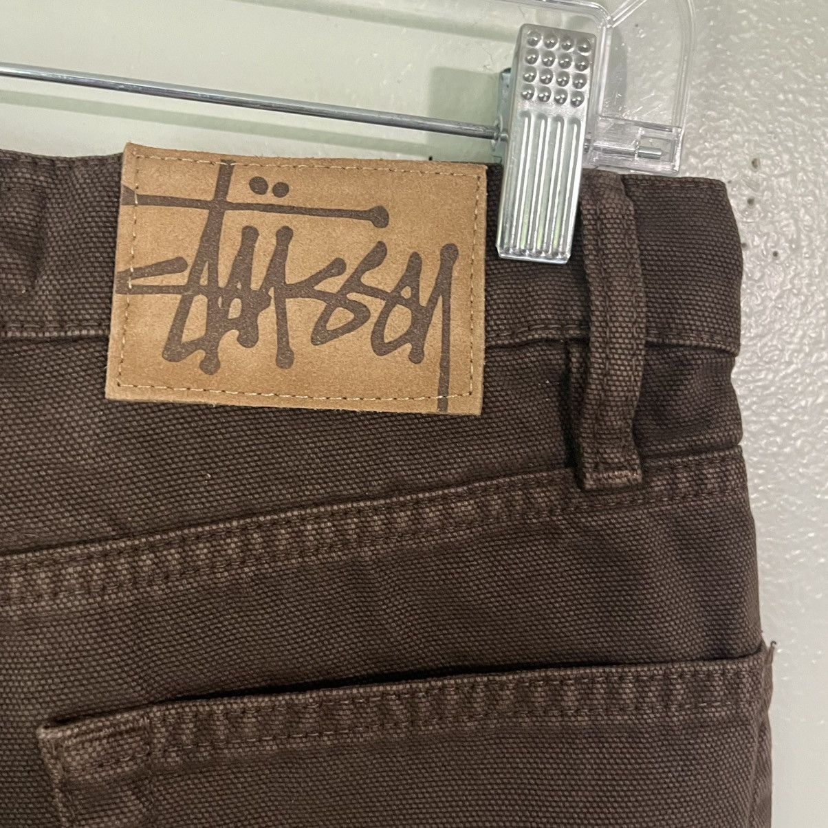 Stussy Classic Jean Washed Canvas Denim Size US 28 / EU 44 - 7 Thumbnail