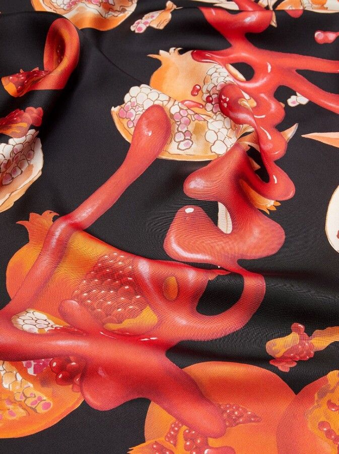 Salvatore Ferragamo o1s1rm1024 Size: 90x90 Cm / Scarf in Multicolor Size ONE SIZE - 4 Thumbnail