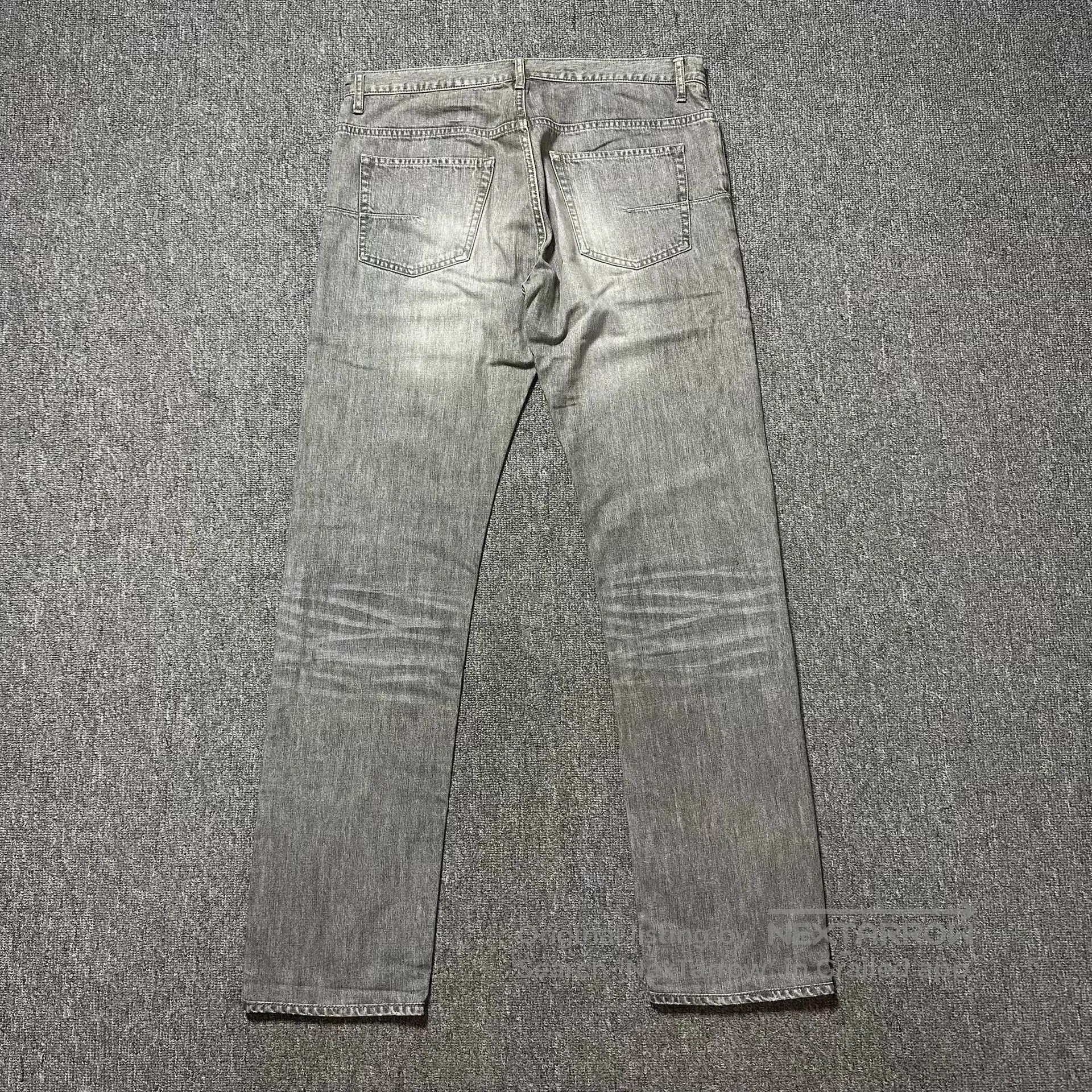 Dior Dior Homme Distressed Gray Jeans. Size US 26 / EU 42 - 4 Thumbnail