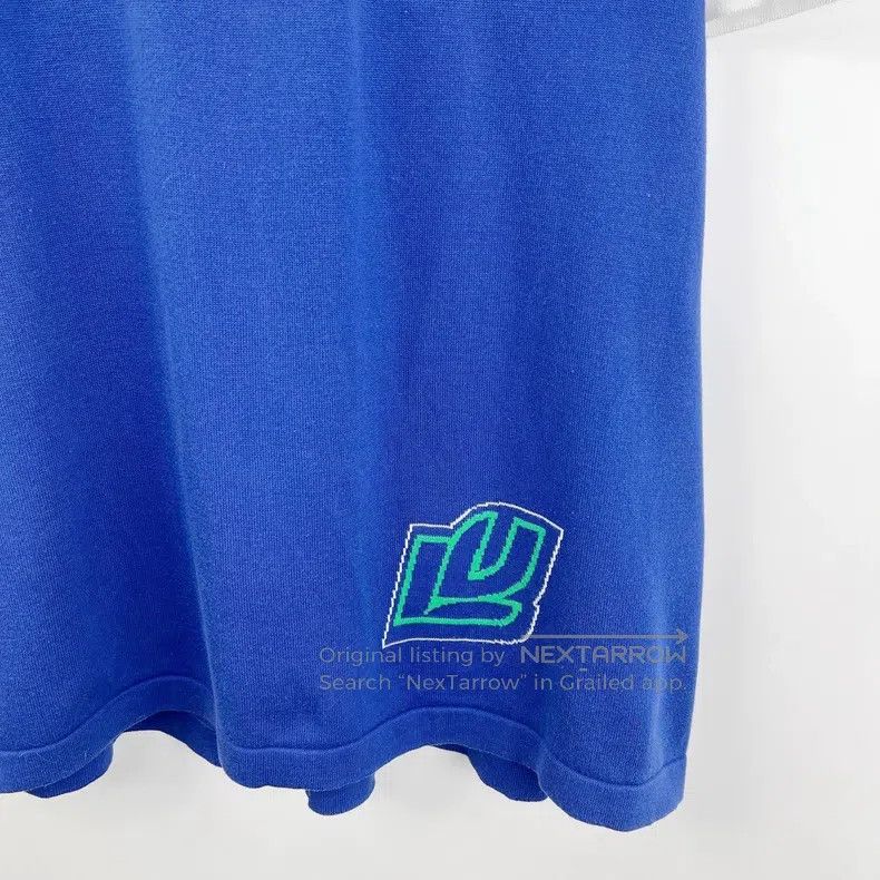 Louis Vuitton Louis Vuitton 1854 White and Blue Knit Short Sleeve Size US XXL / EU 58 / 5 - 4 Thumbnail