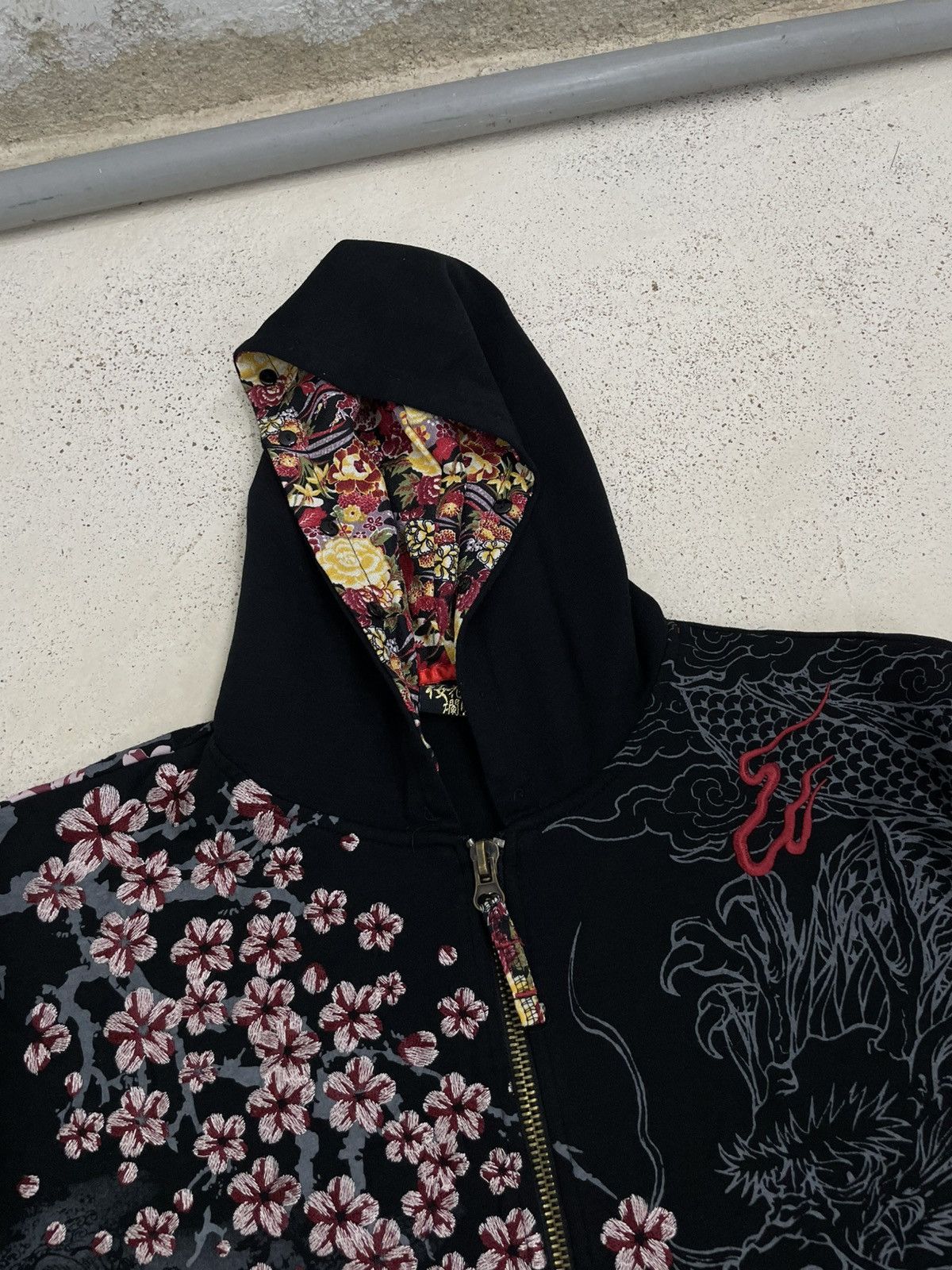 Bullet Noise Bullet Noise Eastern Iconography Dragon Embroidery Sakura Size US L / EU 52-54 / 3 - 3 Thumbnail