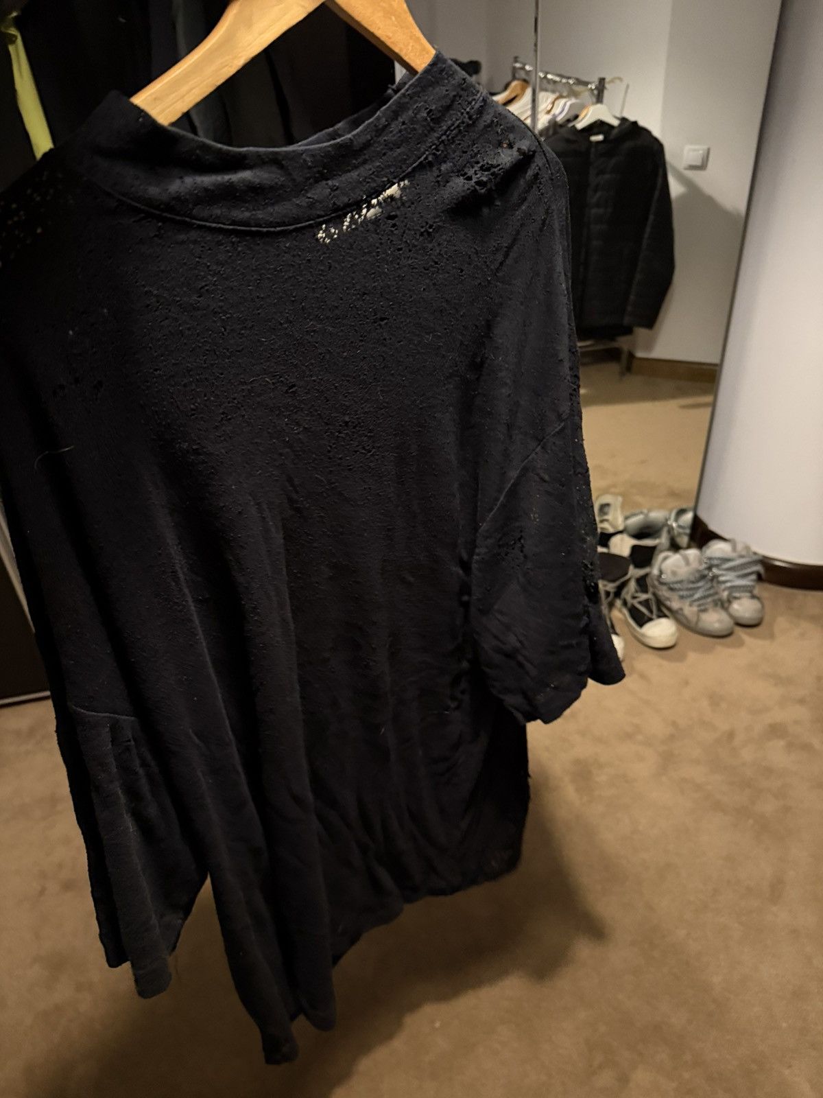 Alyx Alyx distressed longline t shirt Size US M / EU 48-50 / 2 - 2 Thumbnail