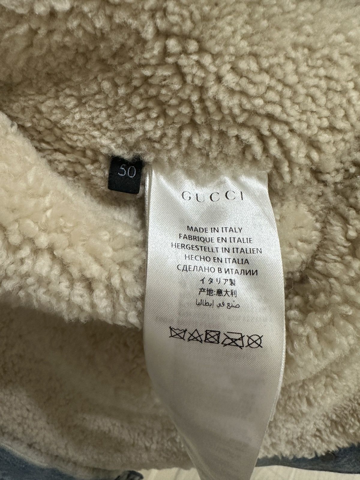 Gucci Gucci Denim Jacket DIY Shearling Tiger Size US M / EU 48-50 / 2 - 6 Thumbnail