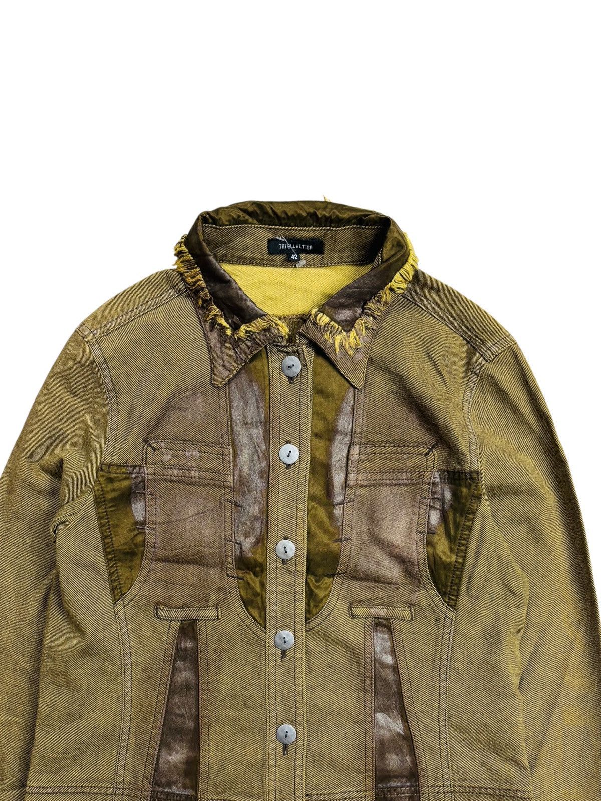 If Six Was Nine 2000s Intellection - Apoaclypse Style Denim Jacket Size M / US 6-8 / IT 42-44 - 5 Thumbnail