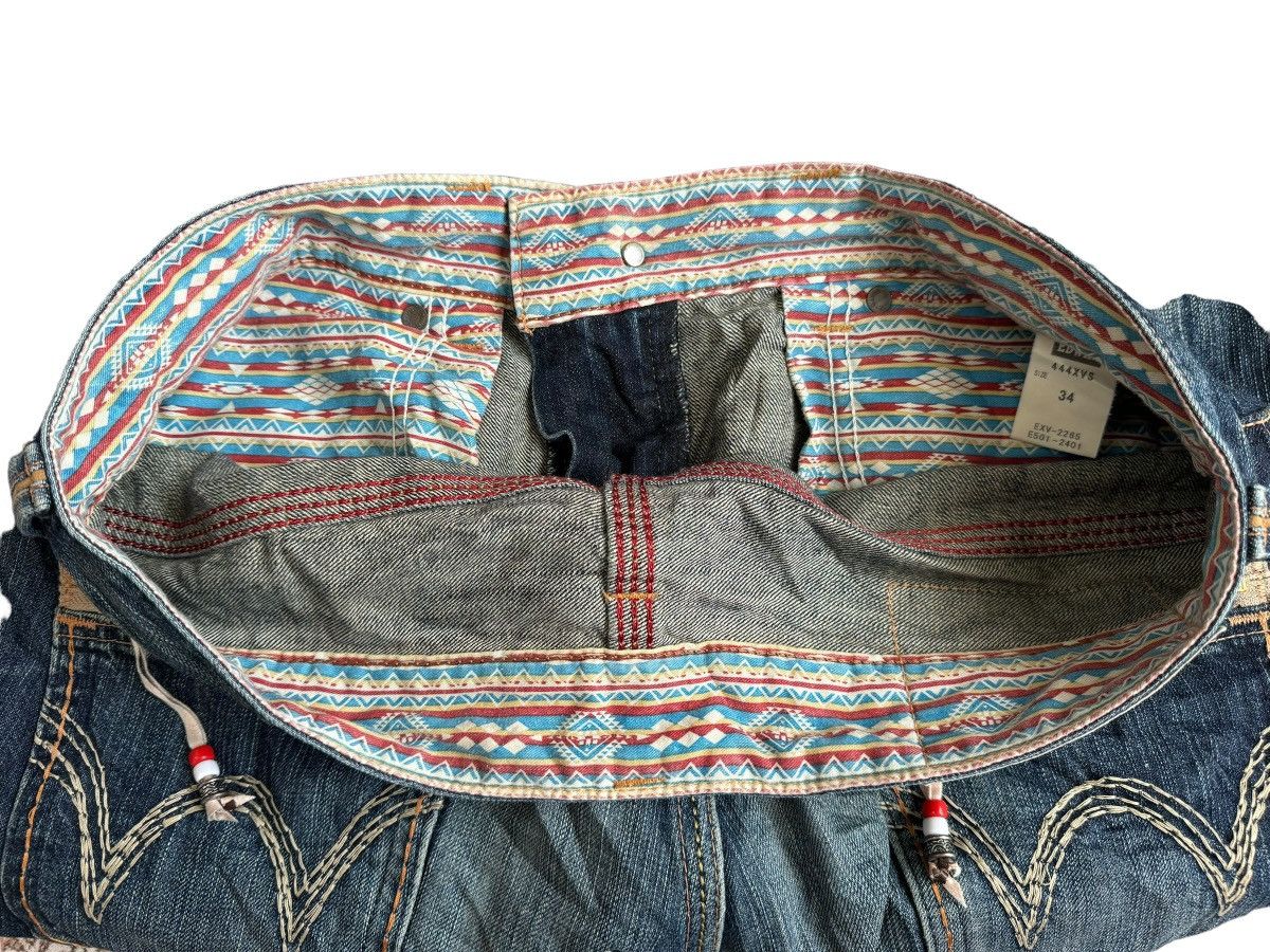 Edwin VINTAGE EDWIN EXCLUSIVE XV NAVAJO POCKET BAGGY JEANS Size US 36 / EU 52 - 13 Thumbnail
