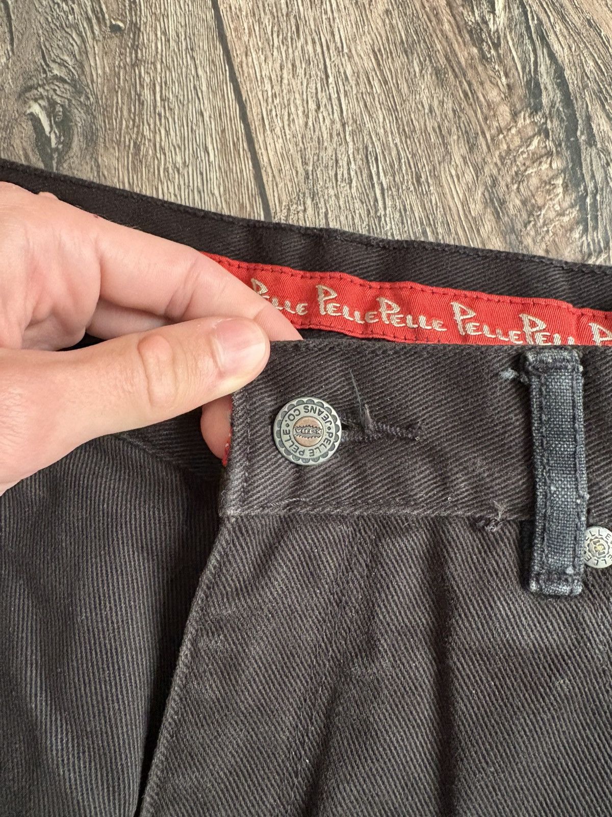 Pelle Pelle × Vintage Pelle Pelle Vintage Distressed Baggy Wide Carpenter Denim Size US 34 / EU 50 - 9 Thumbnail