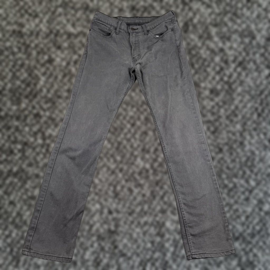Levi's Levi's 511 Jeans Mens 32x34 Gray Slim Fit Stretch Denim Pants Size US 32 / EU 48 - 1 Thumbnail