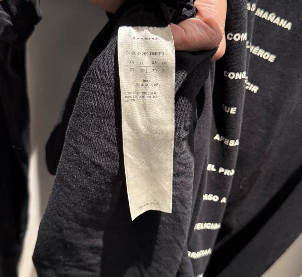 Rick Owens Rick Owens Slogan Layered-Look Base Layer Long Sleeve Size US XS / EU 42 / 0 - 5 Thumbnail