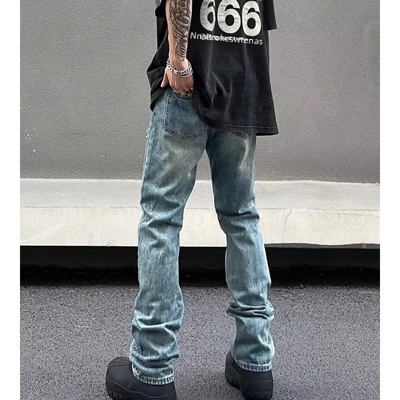 Denime × Japanese Brand × Vintage Blue Wash Slimming Straight-leg Jeans Size US 30 / EU 46 - 2 Thumbnail