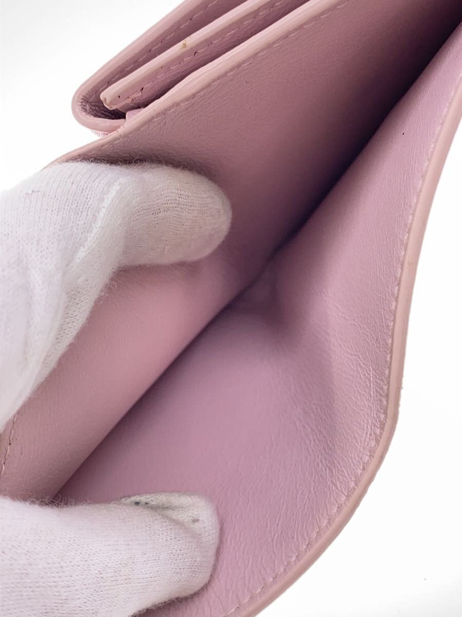 Balenciaga Balenciaga Paper Leather Bi-Fold Wallet Pink Size ONE SIZE - 5 Thumbnail