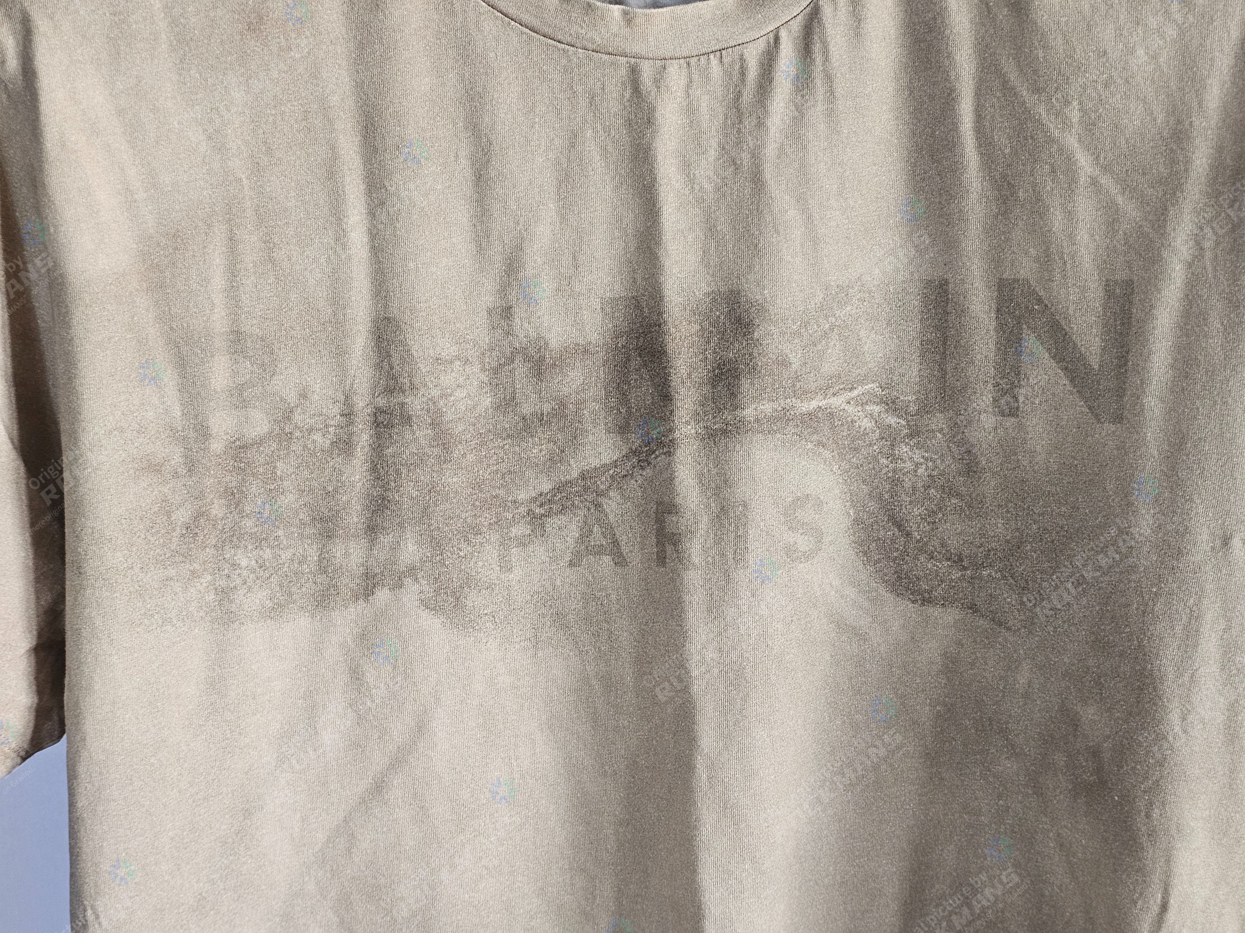 Balmain Balmain Men's Desert Oversize T-Shirt in Sand/Mole M Size US M / EU 48-50 / 2 - 4 Thumbnail