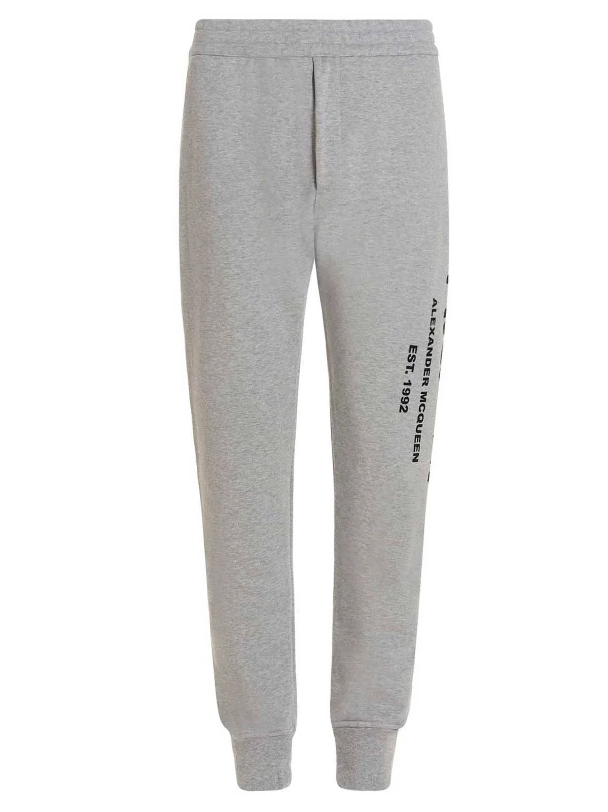 Alexander McQueen o1w1db10725 McQueen Graffiti Joggers in Grey Size US 34 / EU 50 - 1 Thumbnail