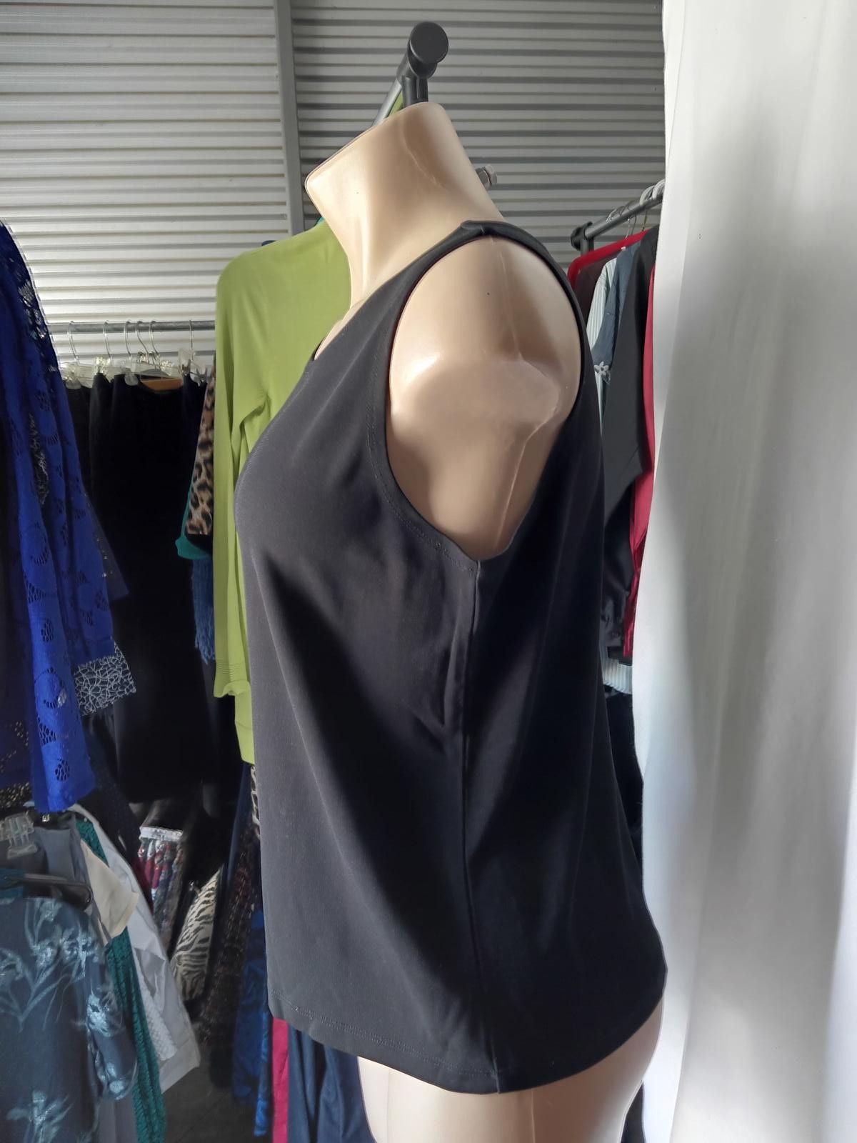 Preston & York Preston & York Women's Black Tank Top - Versatile Stylish Size S / US 4 / IT 40 - 2 Thumbnail