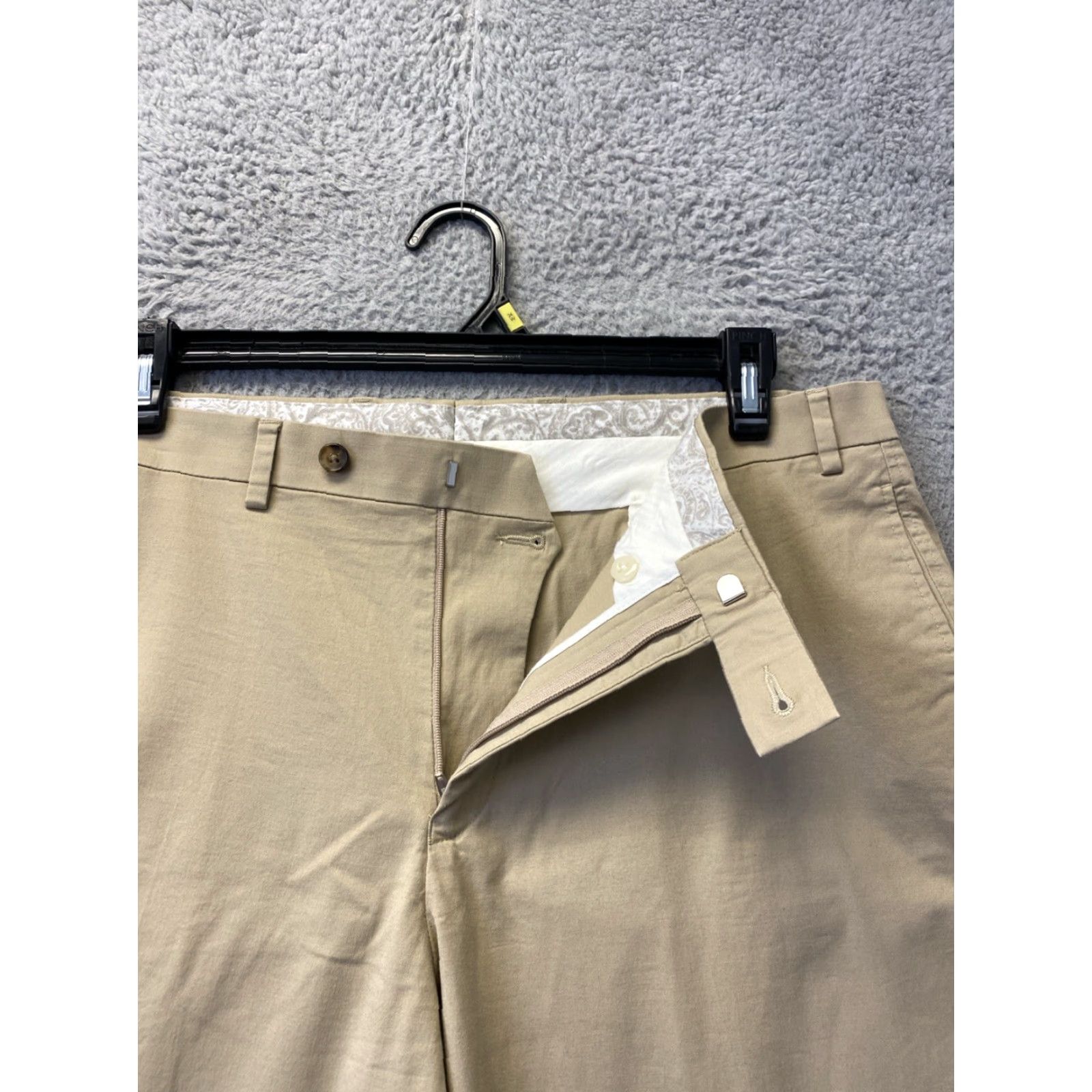 Ralph Lauren VINTAGE Lauren Ralph Lauren Chino Pants 37x30 Light Tan Mens Casual Workwear Size US 37 - 3 Thumbnail