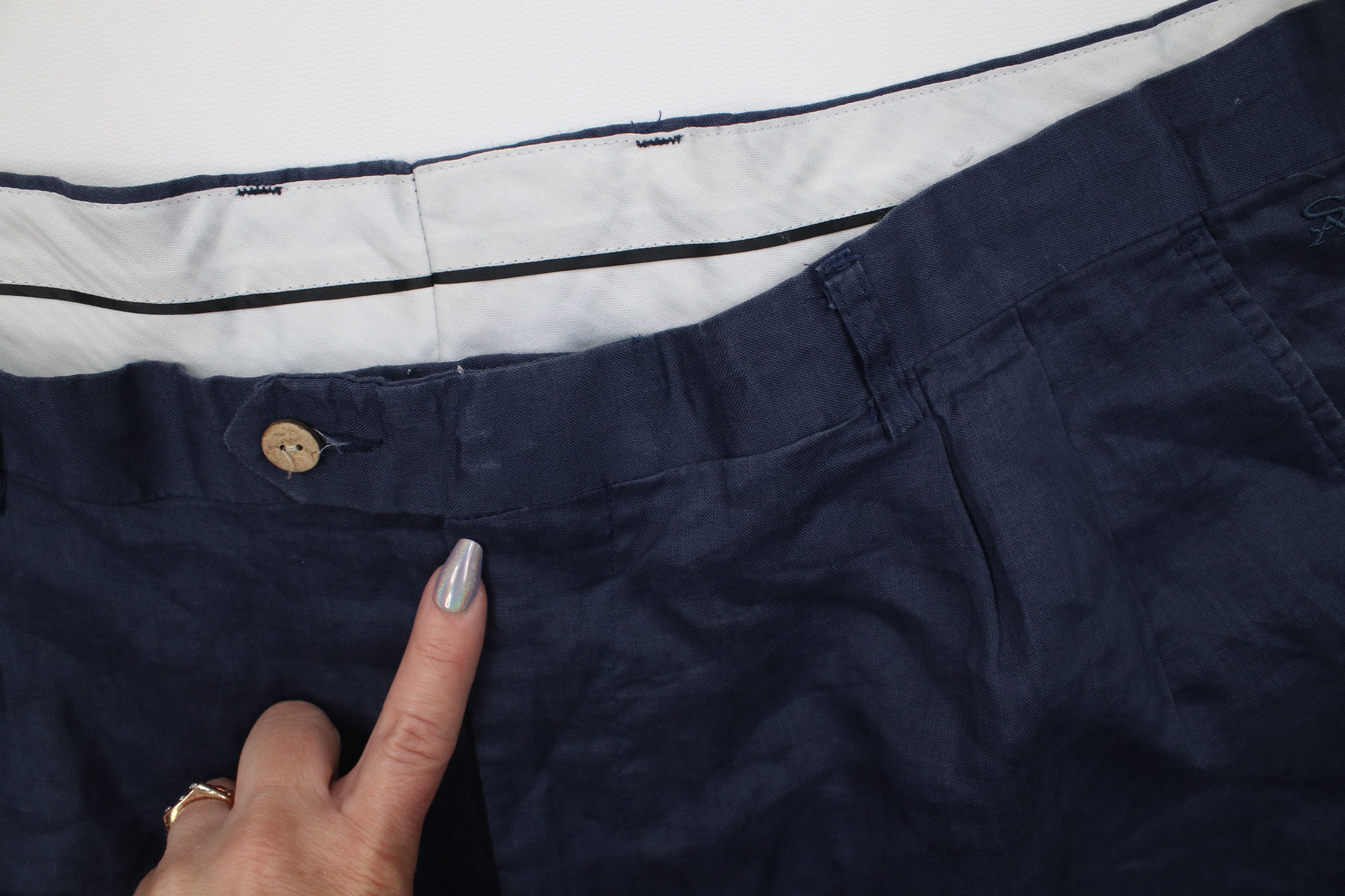 Vintage Vintage 90s Streetwear Lightweight Knit Wide Leg Chino Pants Size US 42 / EU 58 - 8 Thumbnail