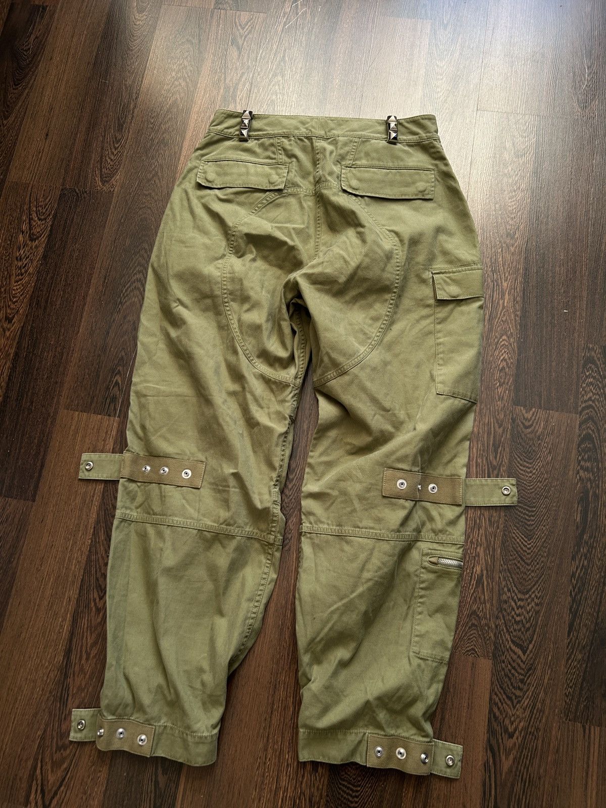 Alexander Wang × Japanese Brand × T by Alexander Wang Alexander Wang Cargo Twill Trousers Pant 31x27.5 Size US 30 / EU 46 - 7 Thumbnail