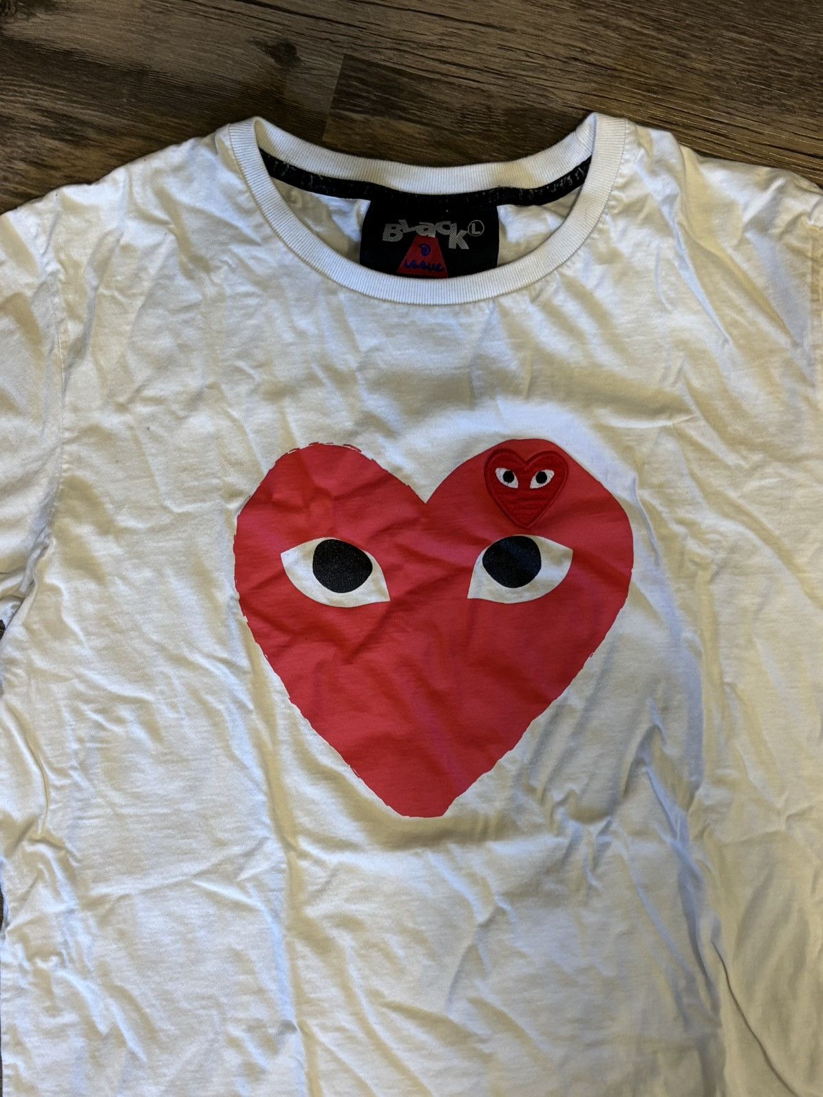 Comme des Garcons CDG white Tee Size L / US 10 / IT 46 - 1 Thumbnail