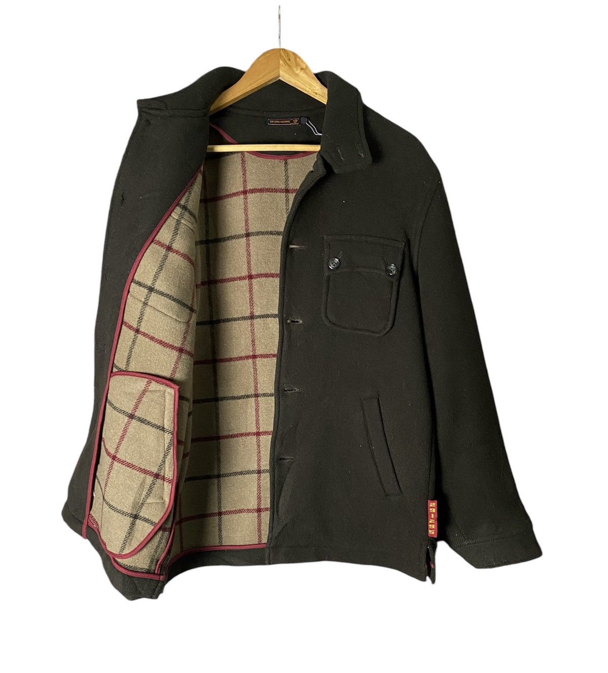 291295=Homme 291295 Homme Wool Button Up Jacket Size US M / EU 48-50 / 2 - 3 Thumbnail
