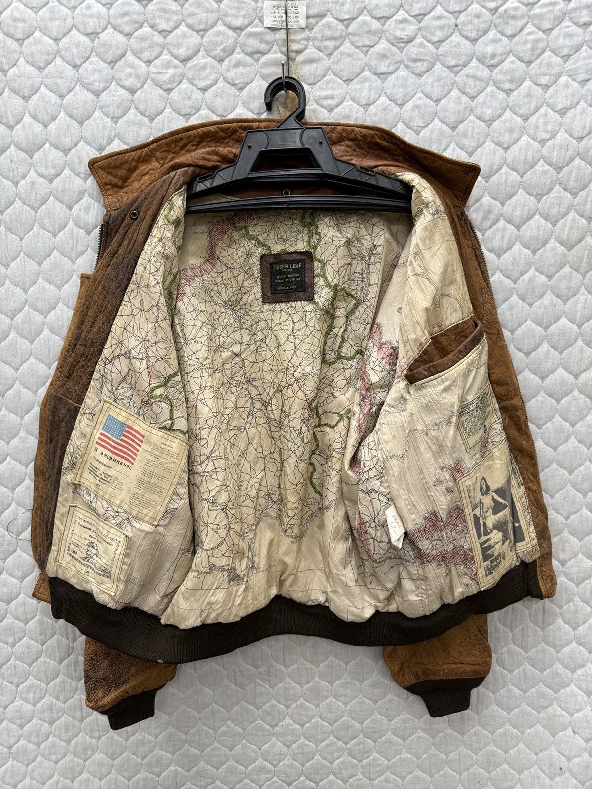 Vintage 🔥🔥💥STEALS VTG GREEN LEAF US AIR FORCE JACKET Size US L / EU 52-54 / 3 - 7 Thumbnail