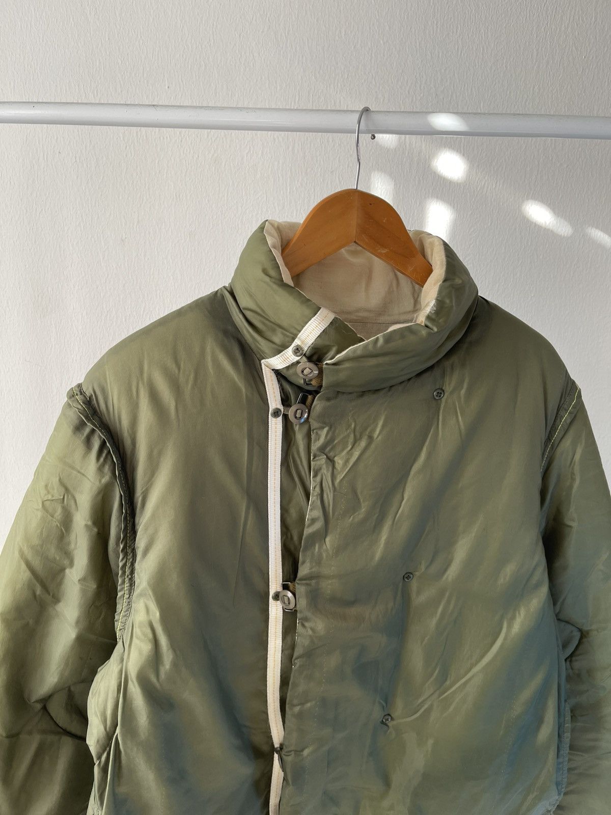Grailed × Japanese Brand 2000s JipiJapa Army Green Puffer Reversible Jacket Size US L / EU 52-54 / 3 - 4 Thumbnail