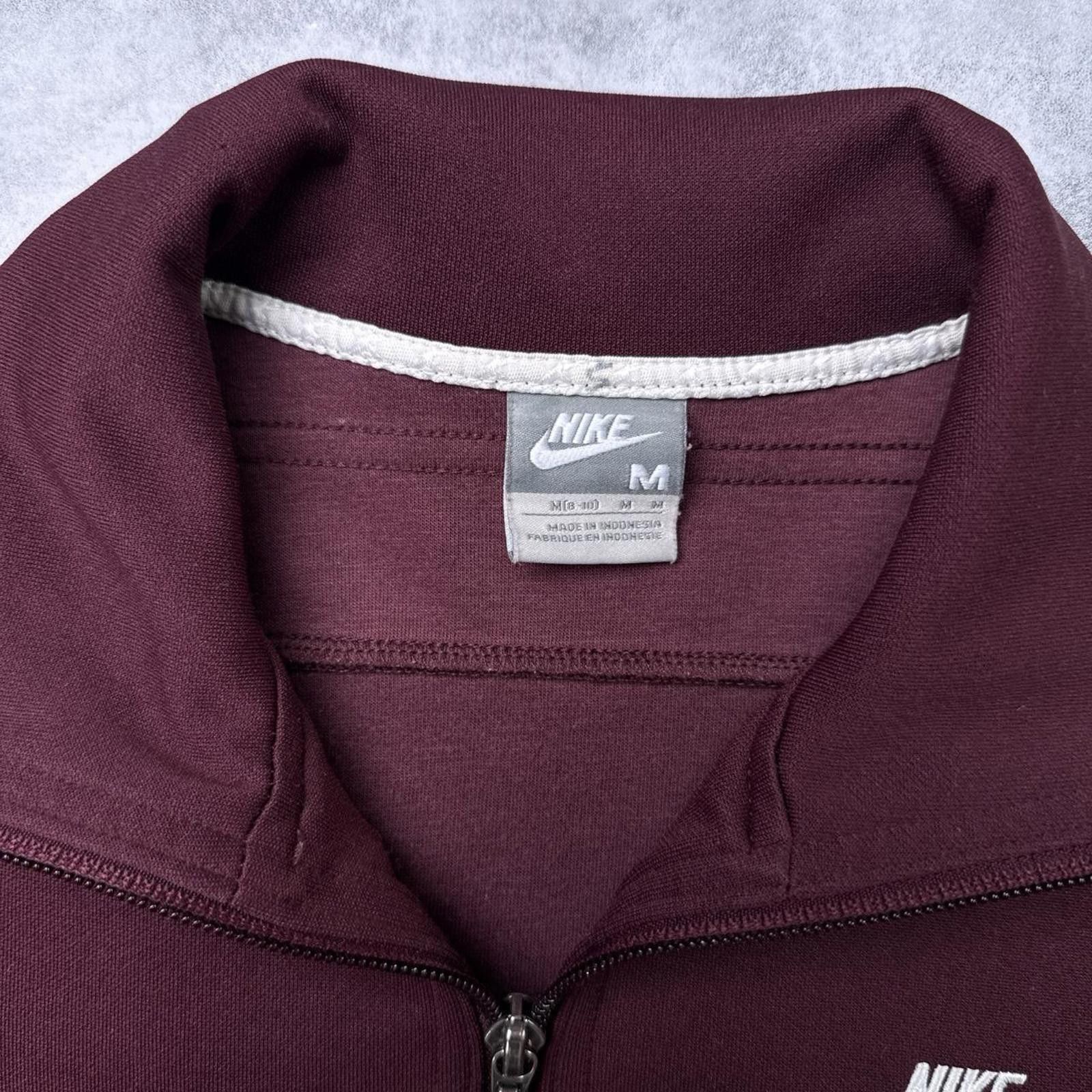 Nike Y2K Nike Purple Burgundy Zip Up Track Jacket Size M / US 6-8 / IT 42-44 - 4 Thumbnail