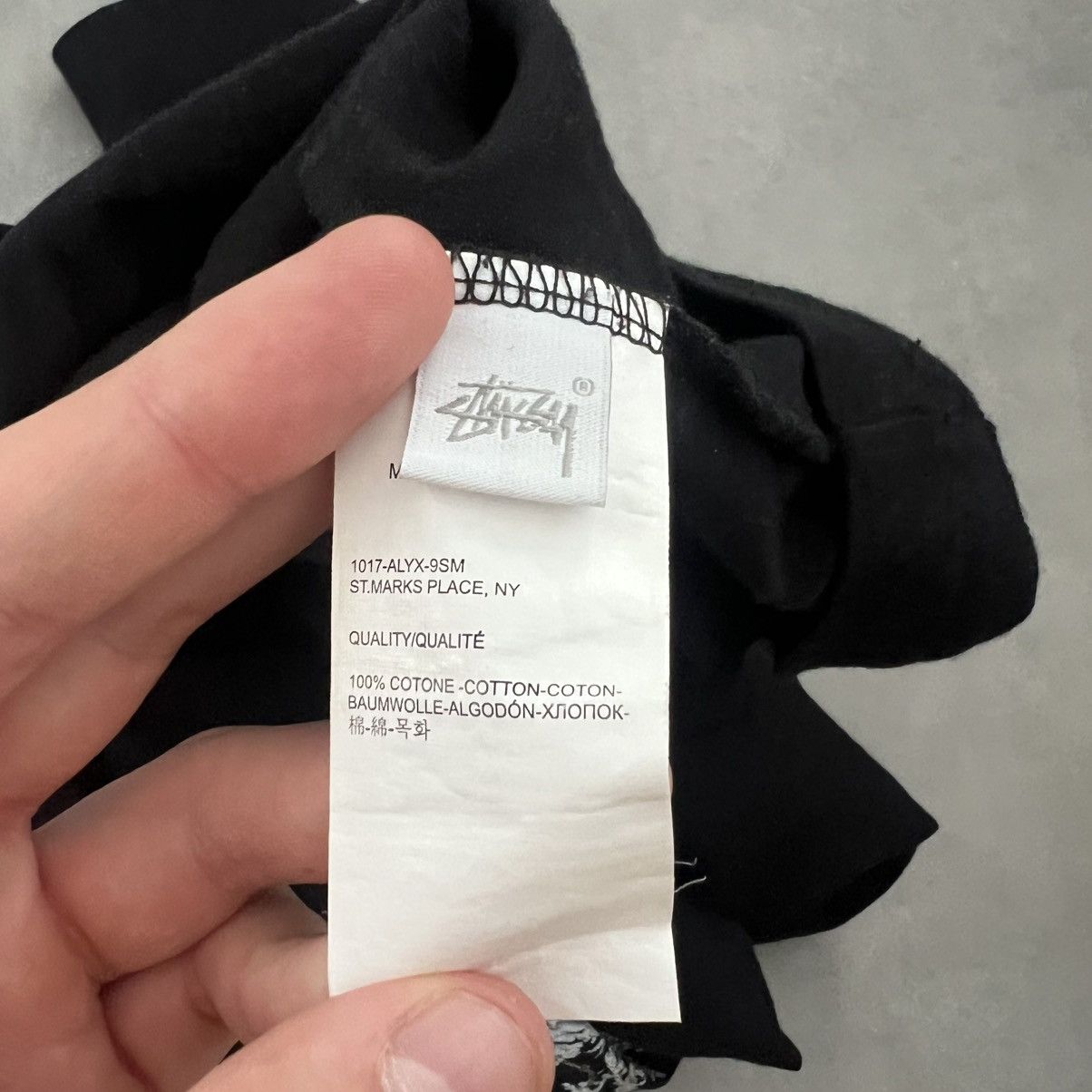 1017 ALYX 9SM × ROA × Stussy Stussy x Alyx 1017 Mathew m. williams longsleeve t-shirt Size US L / EU 52-54 / 3 - 5 Thumbnail