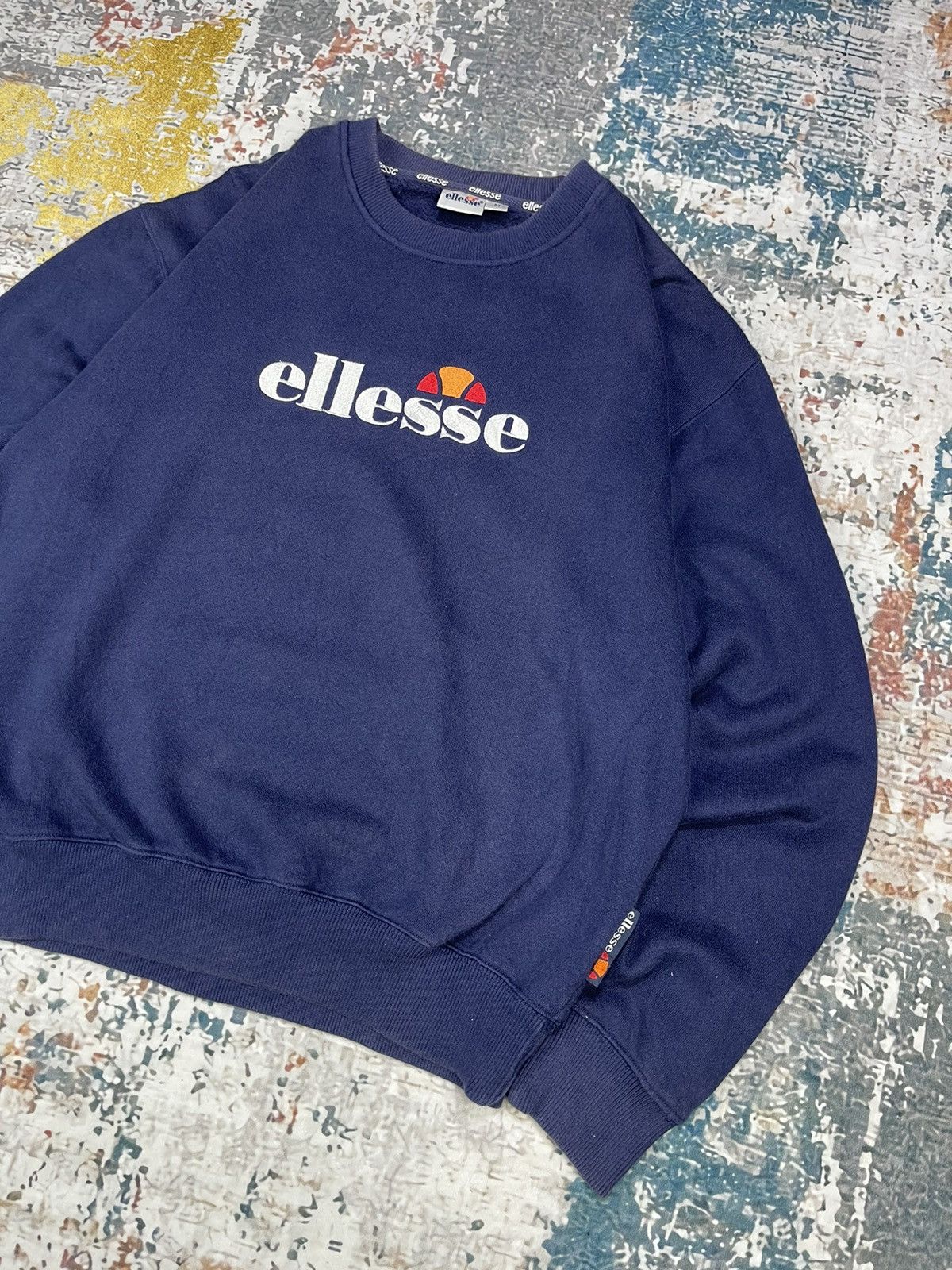 Ellesse Vintage Ellesse Big Spell Logo Sweatshirt Size US M / EU 48-50 / 2 - 2 Thumbnail